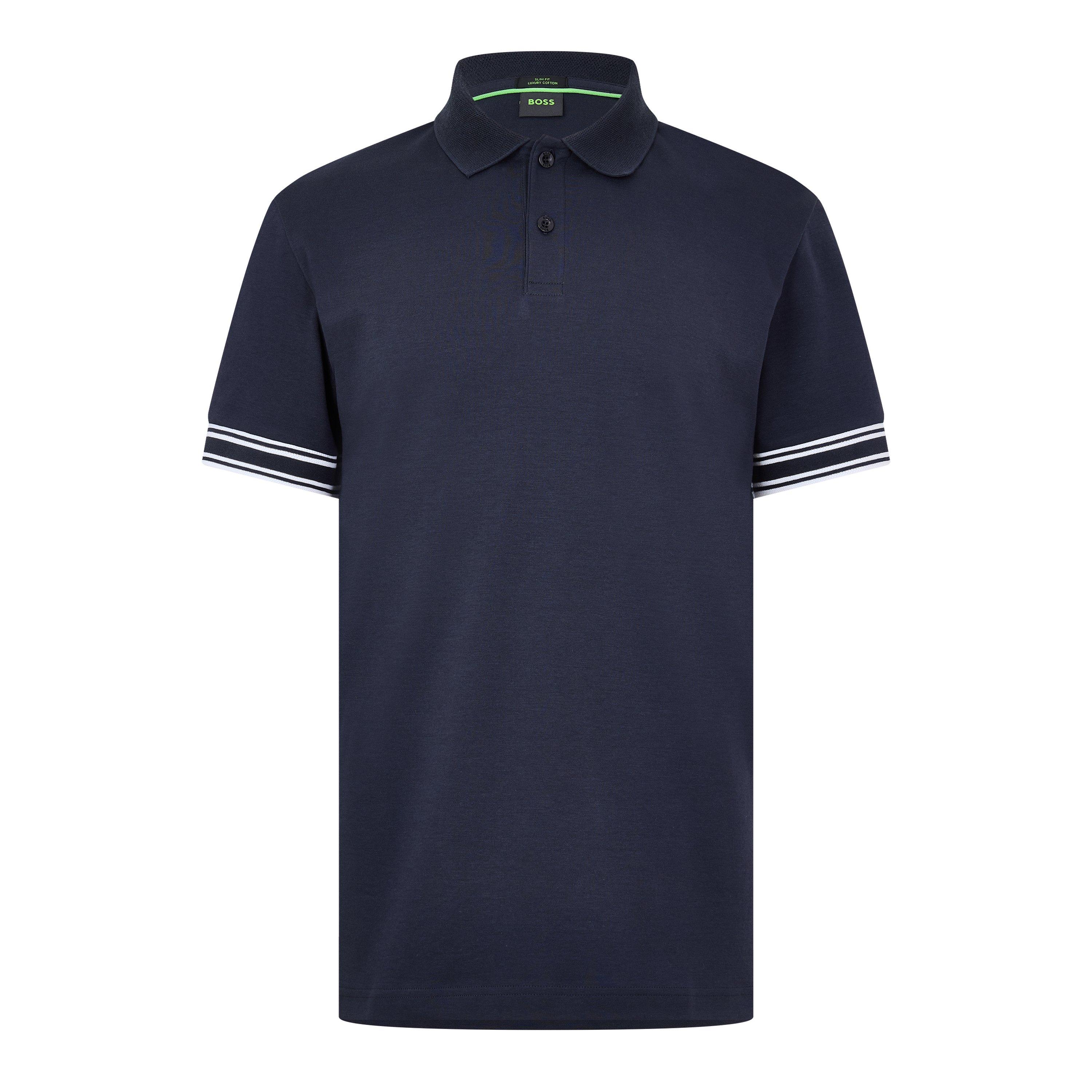 Boss Men's HBG Zone Sleek Button-Up Polo Shirt
