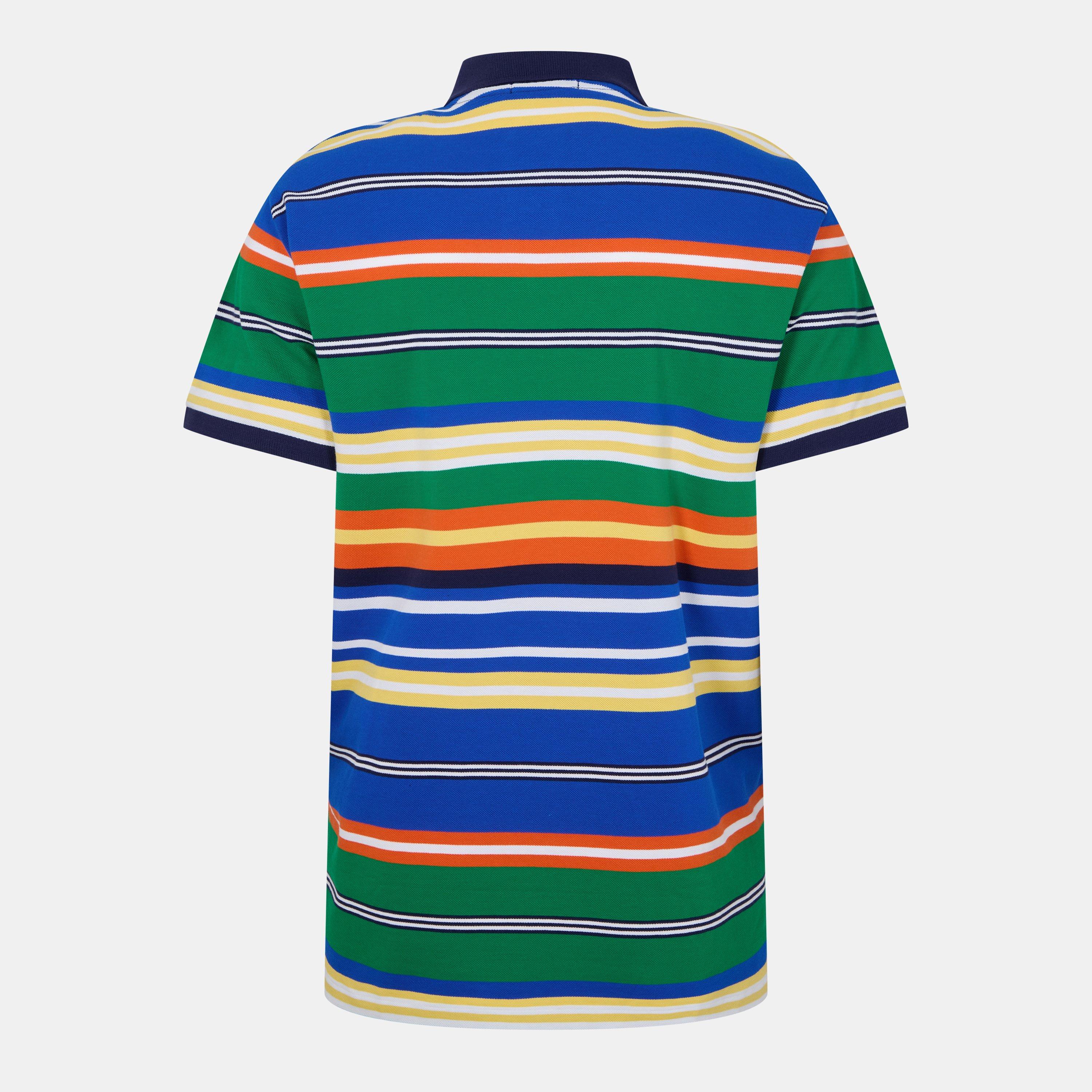 Cruise Green - Polo Ralph Lauren - Men's Multi-Stripe Short-Sleeve Polo Shirt - 2