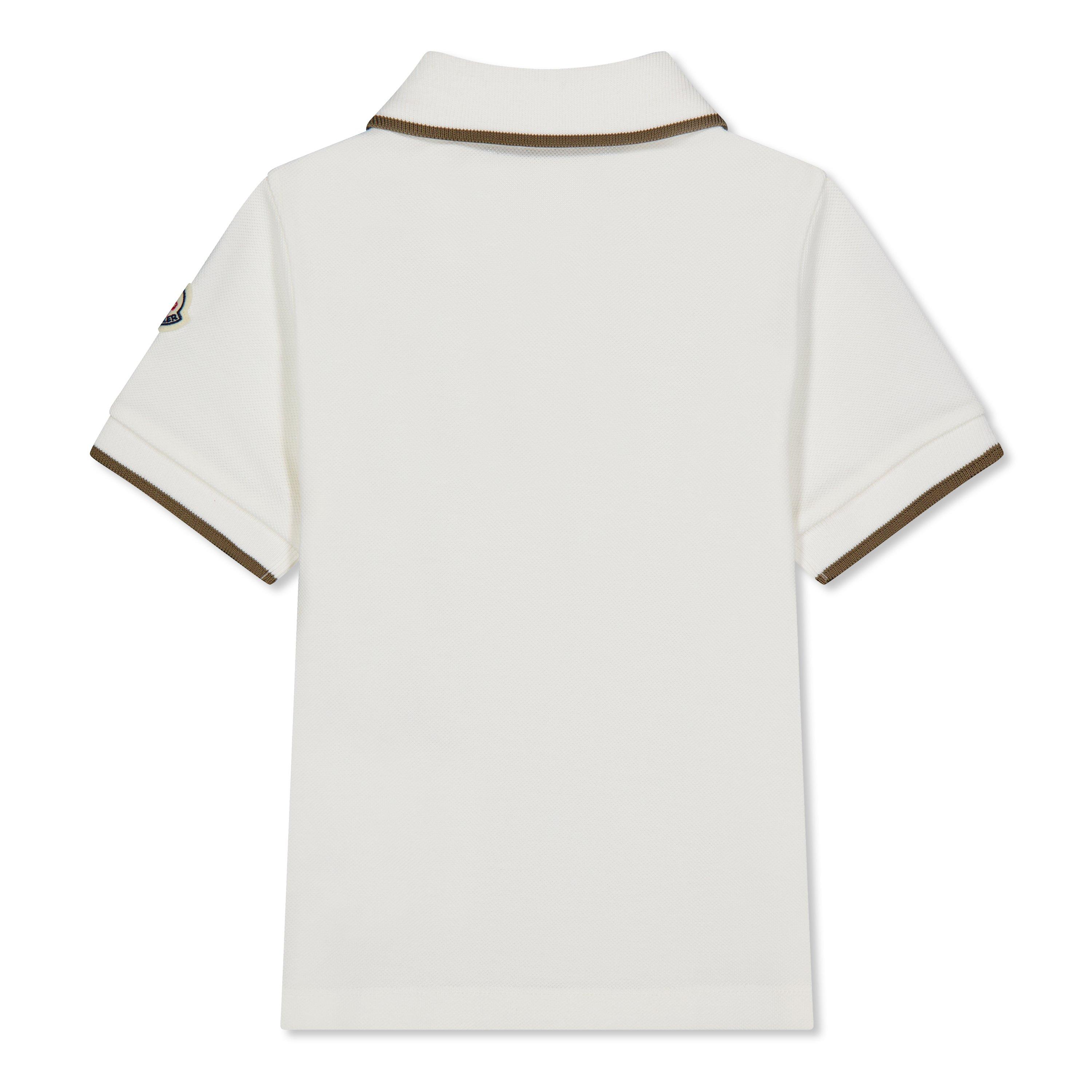 White 034 - Moncler - Logo Polo Shirt Juniors - 2