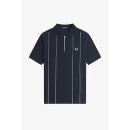 Fred Perry Stripe Zip Polo