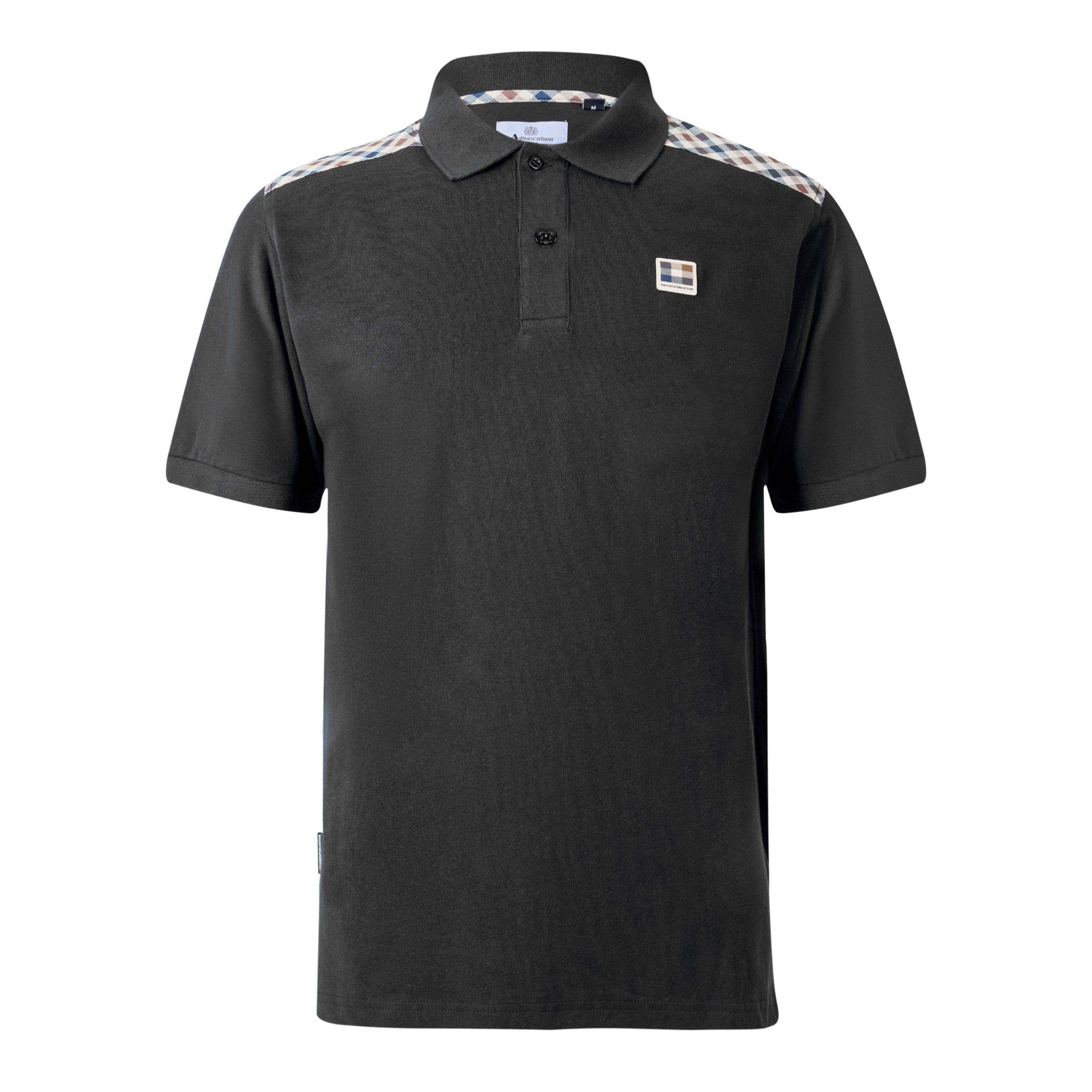Black 16 - Aquascutum - AquAct Check Shd Pol Sn64 - 1