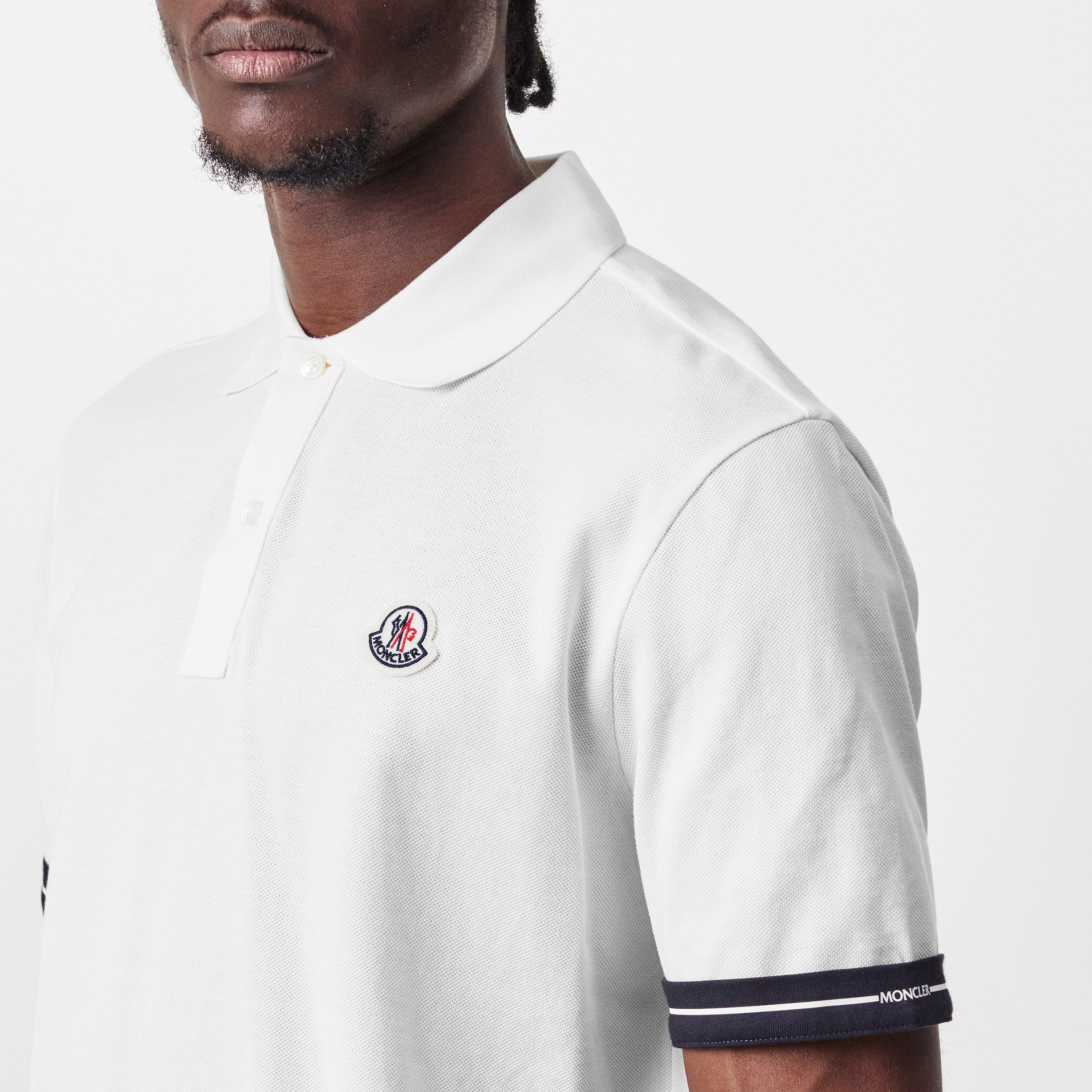 White 034 - Moncler - Logo Polo Shirt - 5