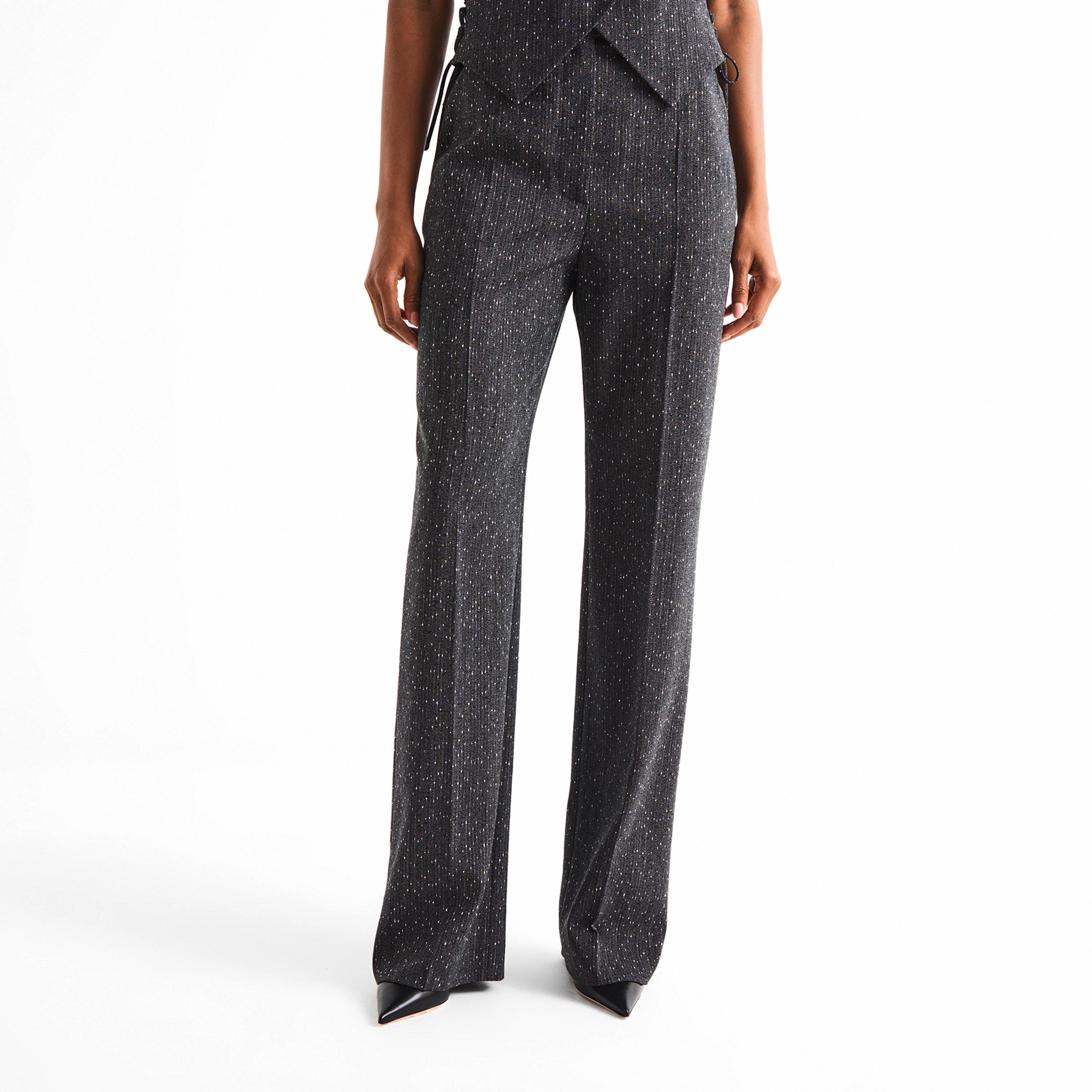 Flecked Grey - Alexander McQueen - Alex Straight Leg Tr Ld63 - 3