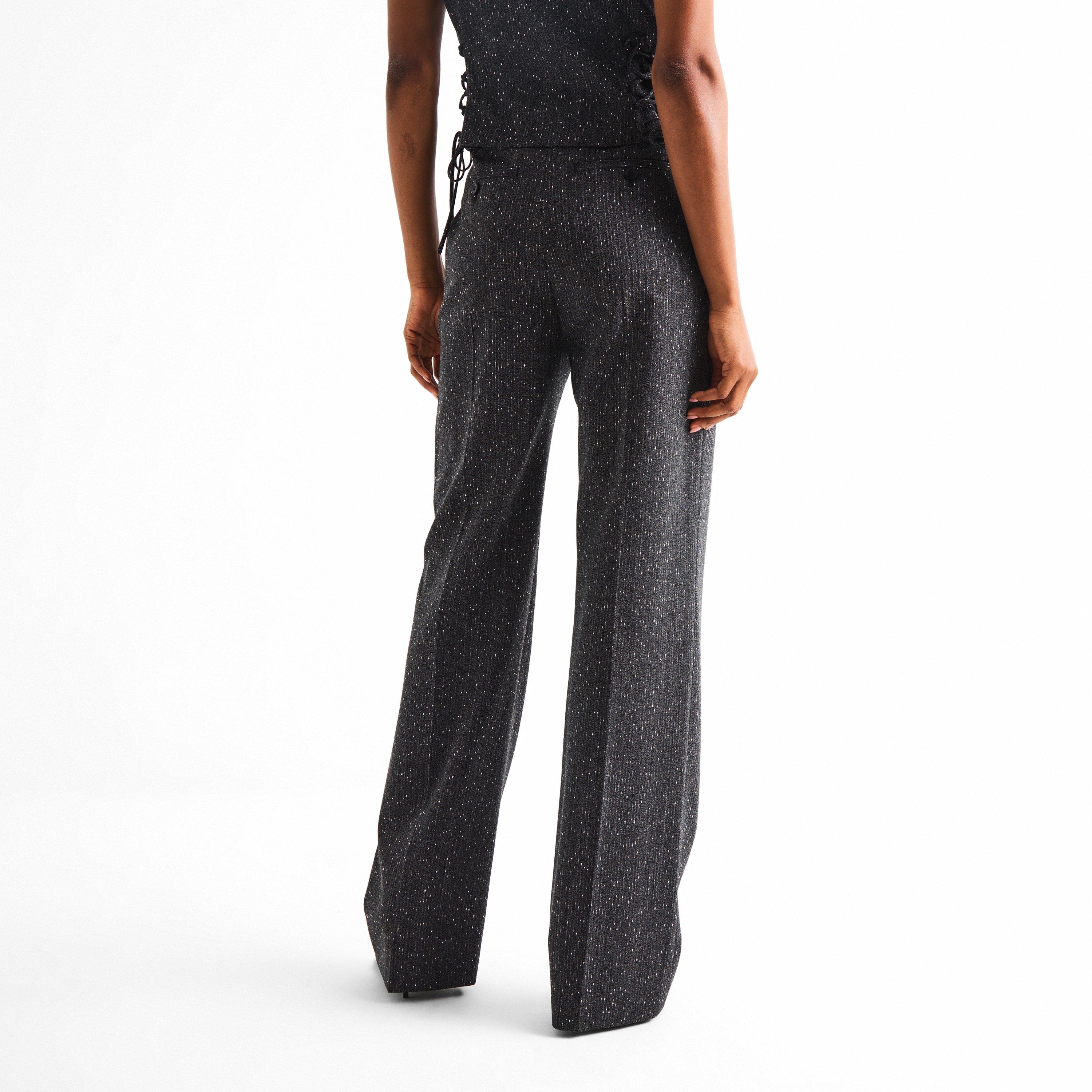 Flecked Grey - Alexander McQueen - Alex Straight Leg Tr Ld63 - 4
