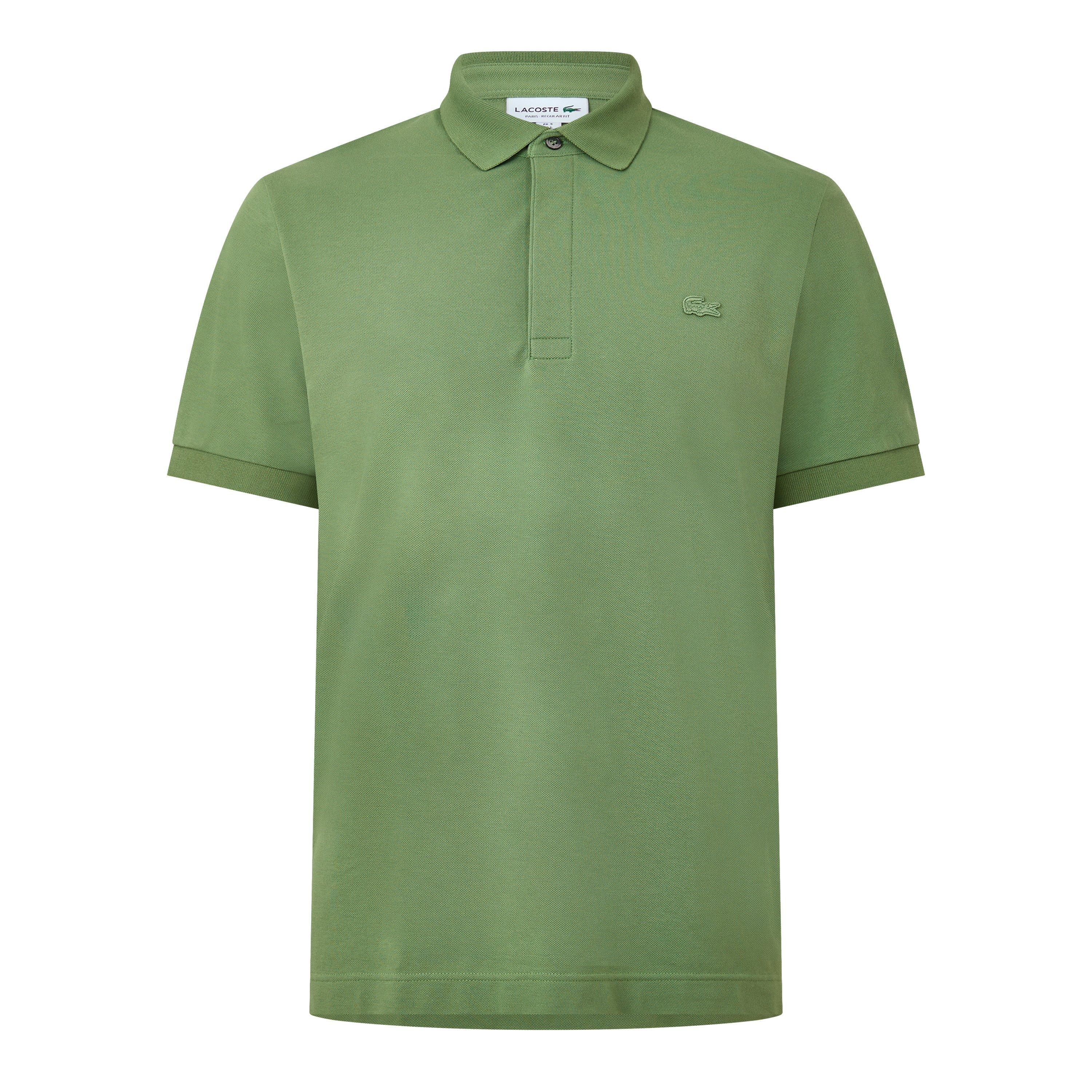 Green - Lacoste - Men's Short Sleeve Polo Shirt - 1