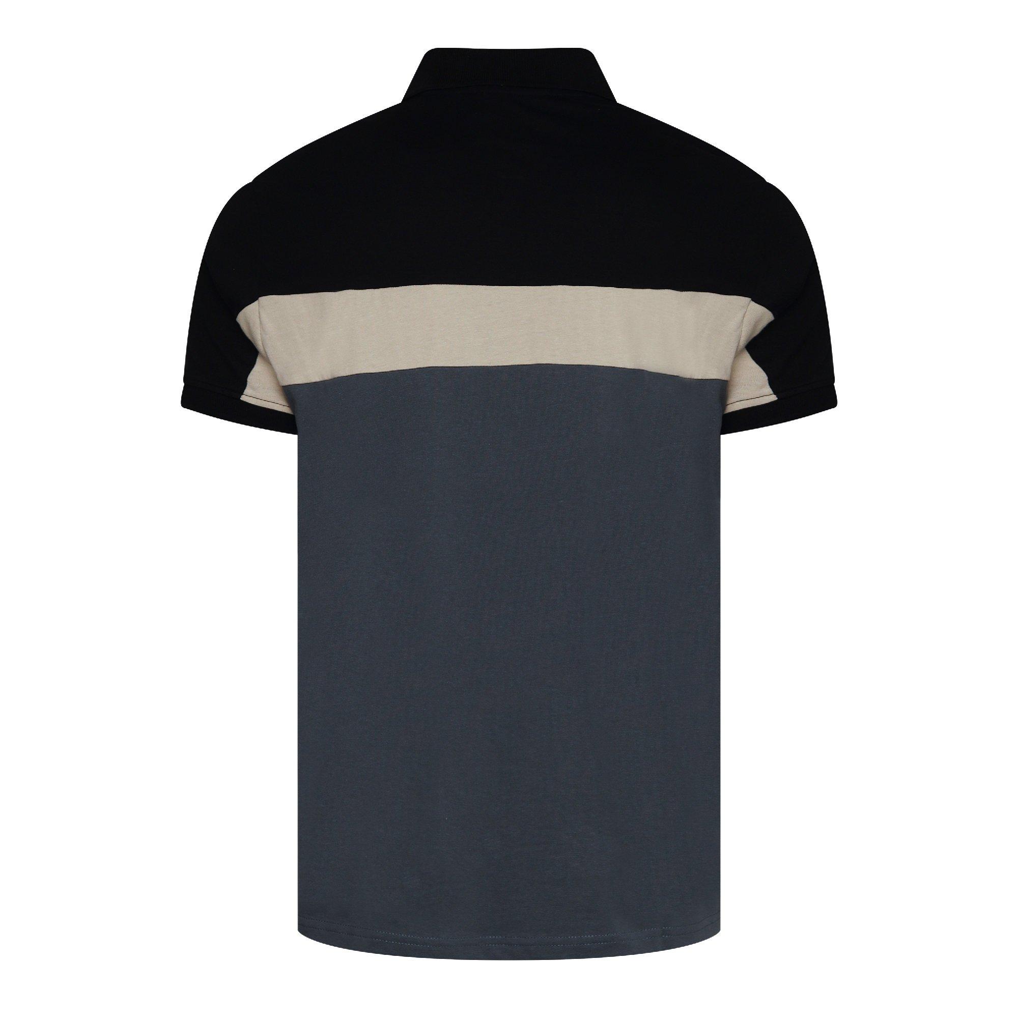 SLATE - Crosshatch - Men's Castlebay Cotton Short-Sleeve Polo Shirt - 2