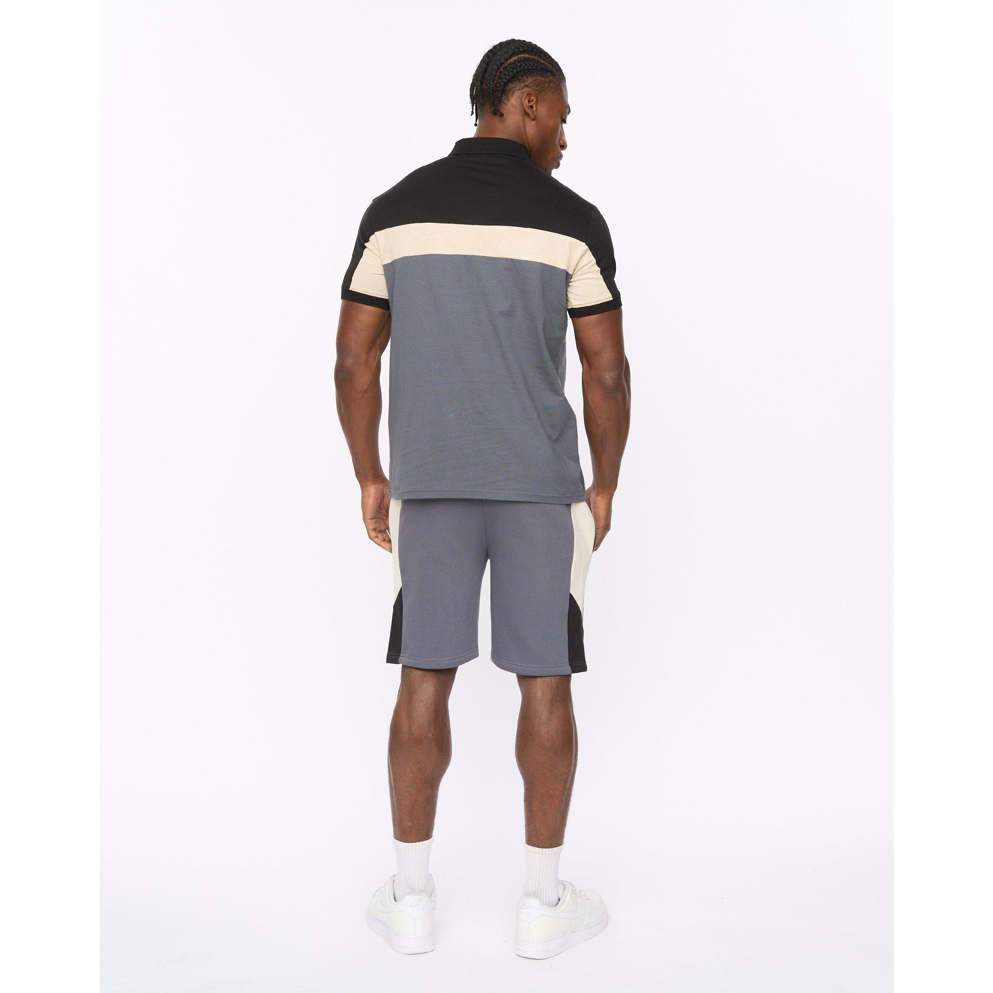 SLATE - Crosshatch - Men's Castlebay Cotton Short-Sleeve Polo Shirt - 4