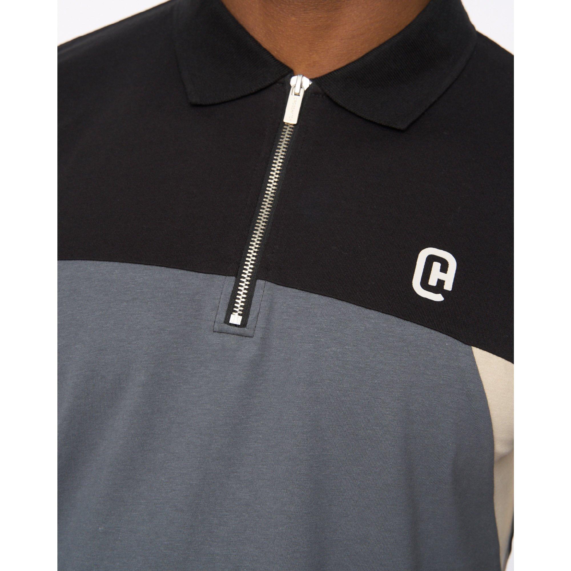 SLATE - Crosshatch - Men's Castlebay Cotton Short-Sleeve Polo Shirt - 6