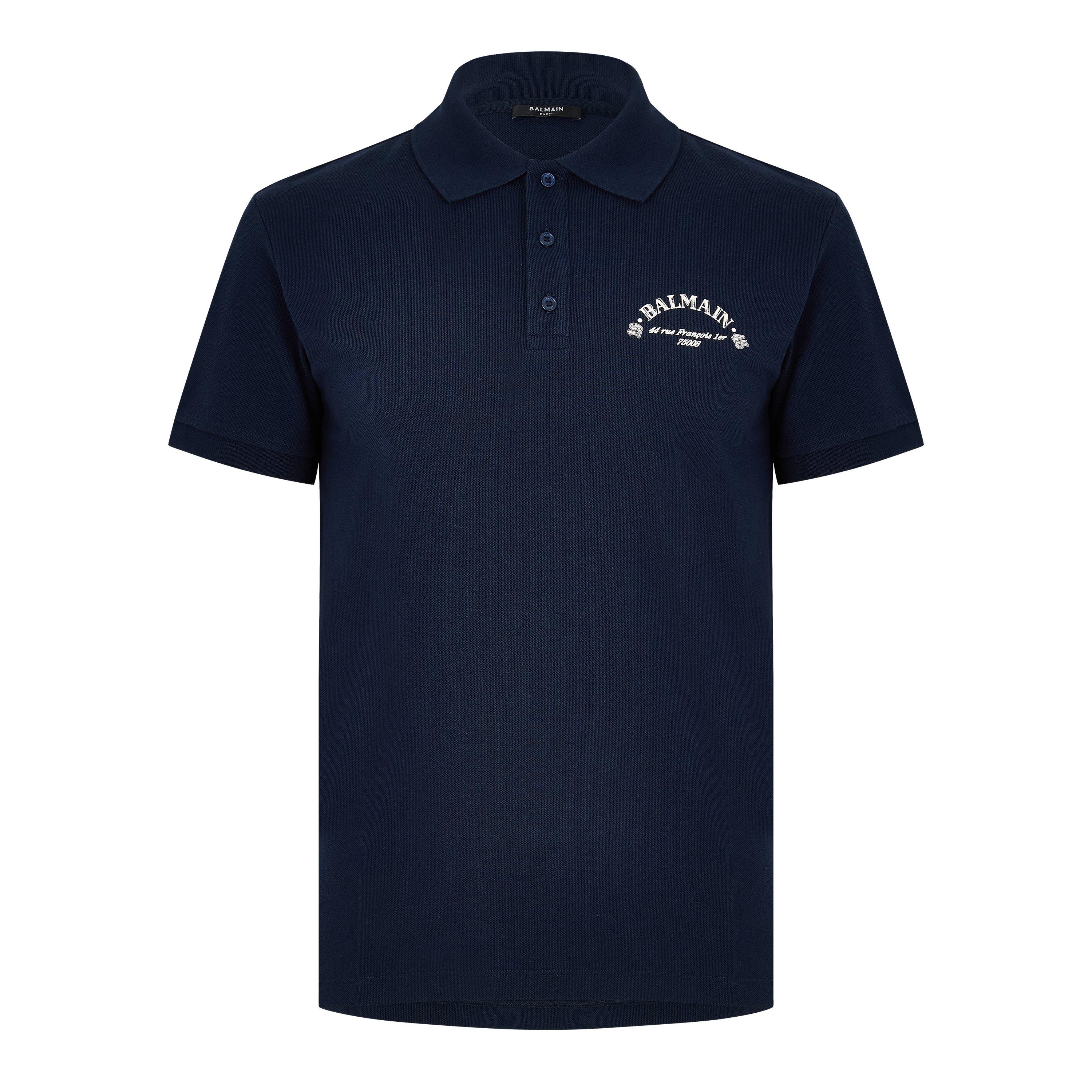 Balmain Balmain Bck LG Polo Sn64 - Navy - L