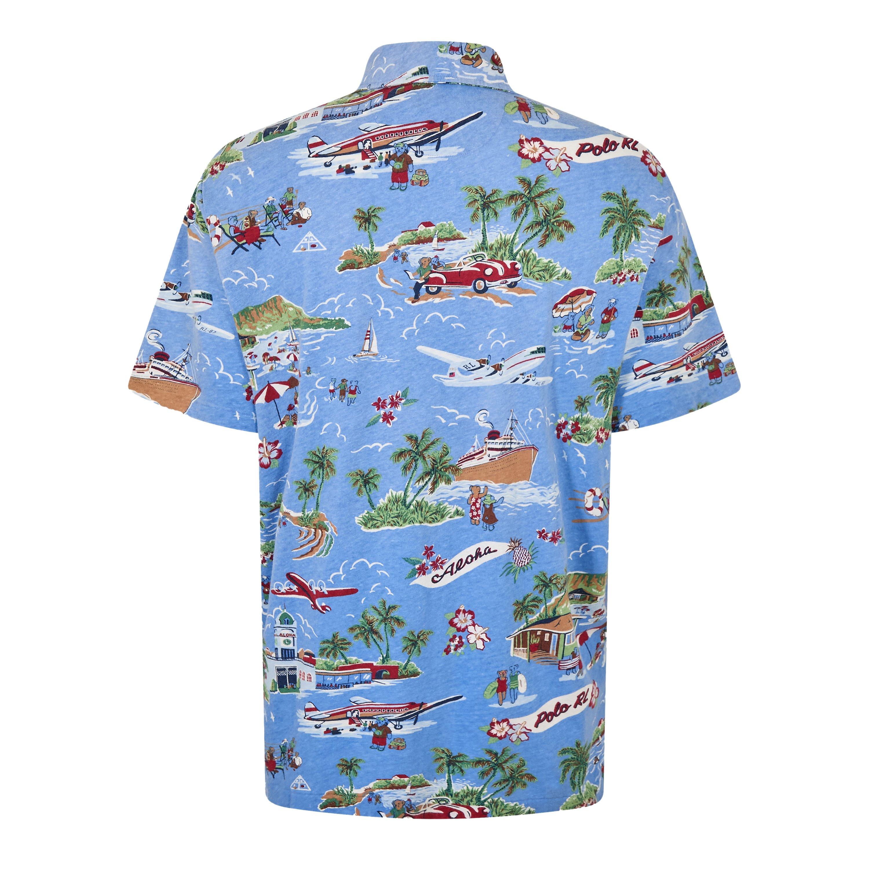 Polo Ralph Lauren Standard Fit Bear Linen-Cotton Polo | Cruise Fashion