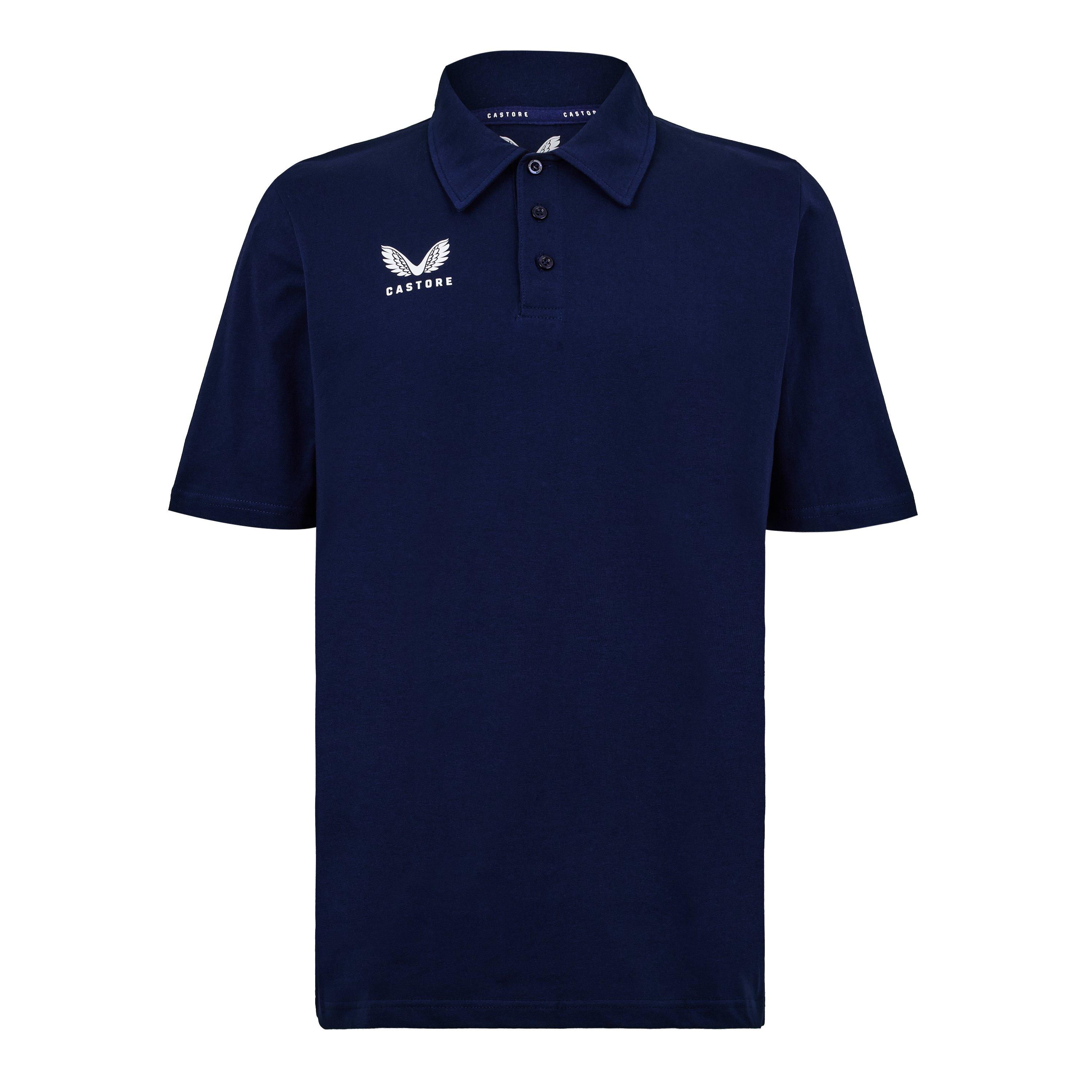 Castore Men's Short Sleeve Polo Shirt - Navy - L