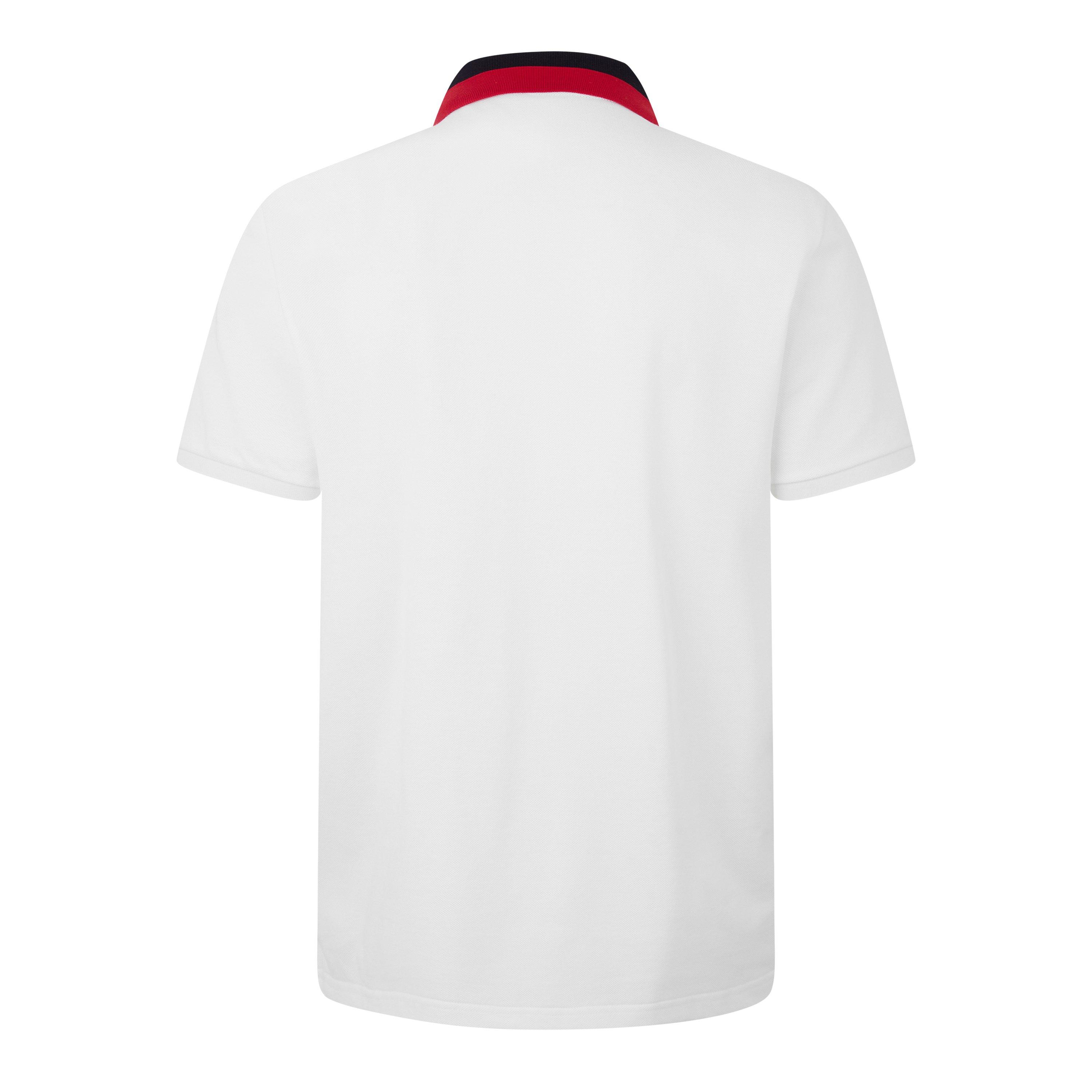 White 034 - Moncler - Logo Collar Short Sleeve Shirt - 2