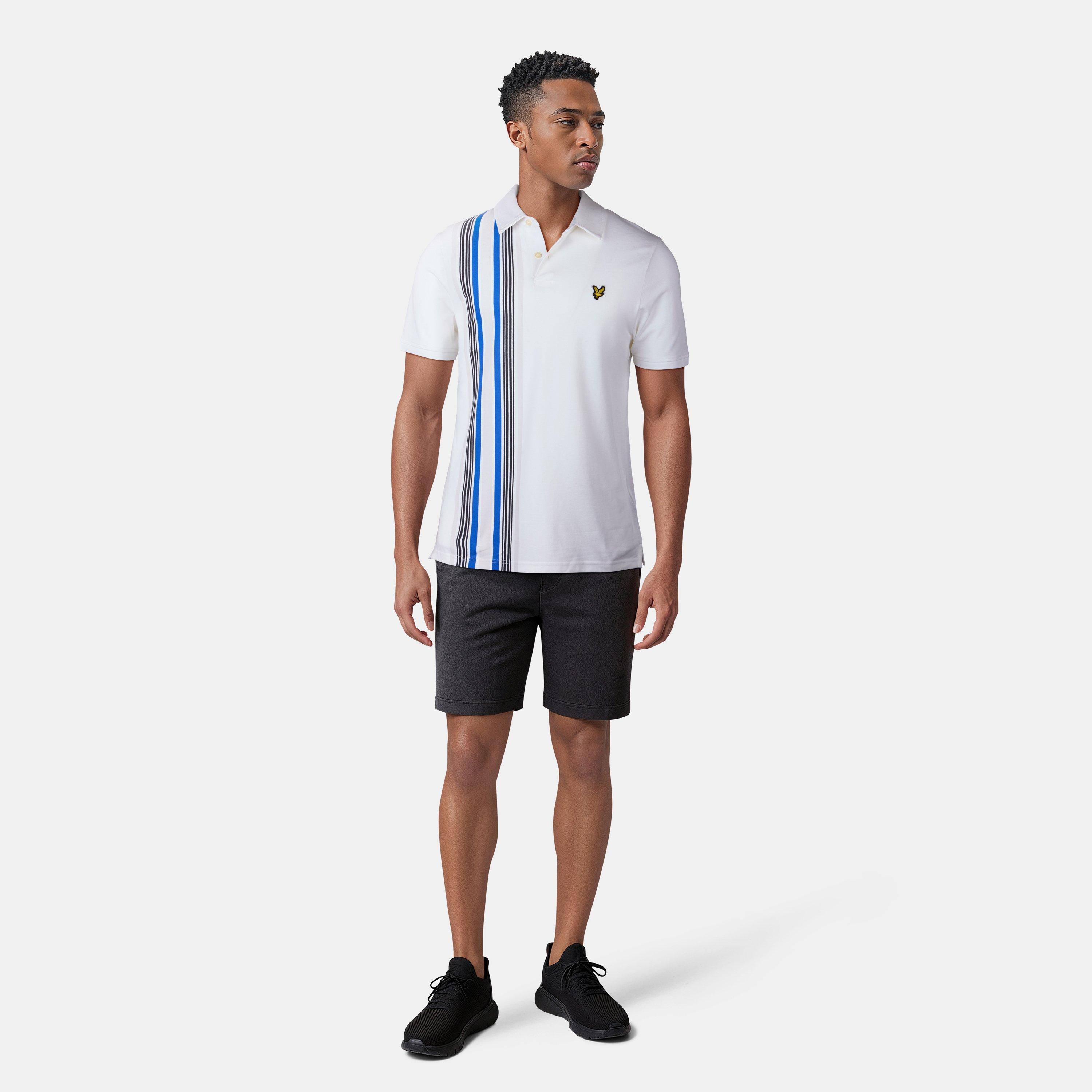 Blanco - Lyle and Scott - Men's Short-Sleeve Polo Shirt - 6