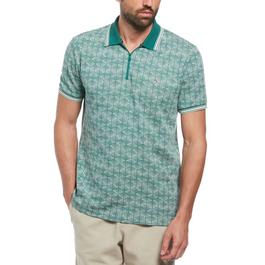 Original Penguin JacquardquarterZip Polo Shirt Mens