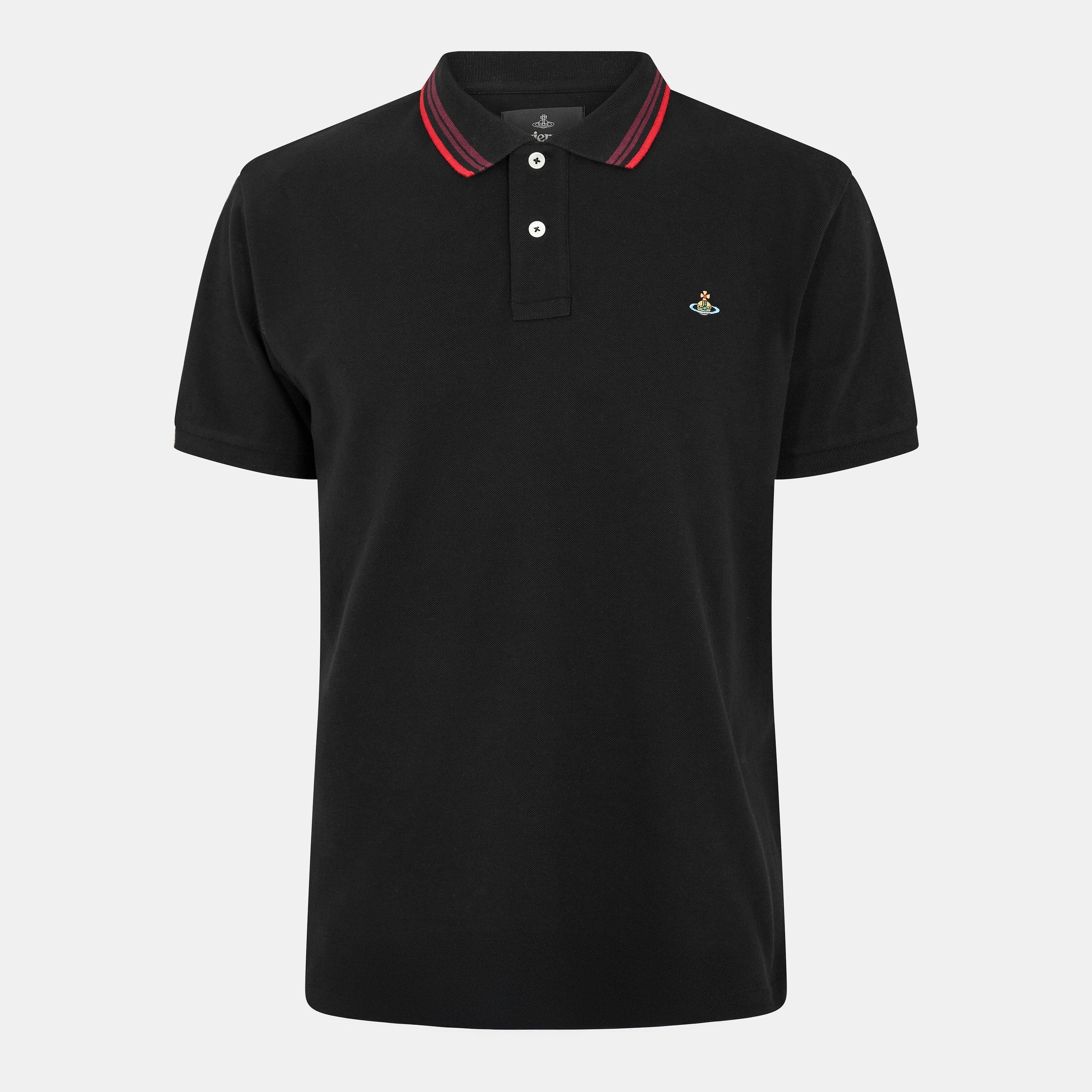 Vivienne Westwood ポロシャツ　ブラック　黒　46 Vivienne Westwood Men's Viv Tip Short Sleeve Polo Shirt | Flannels
