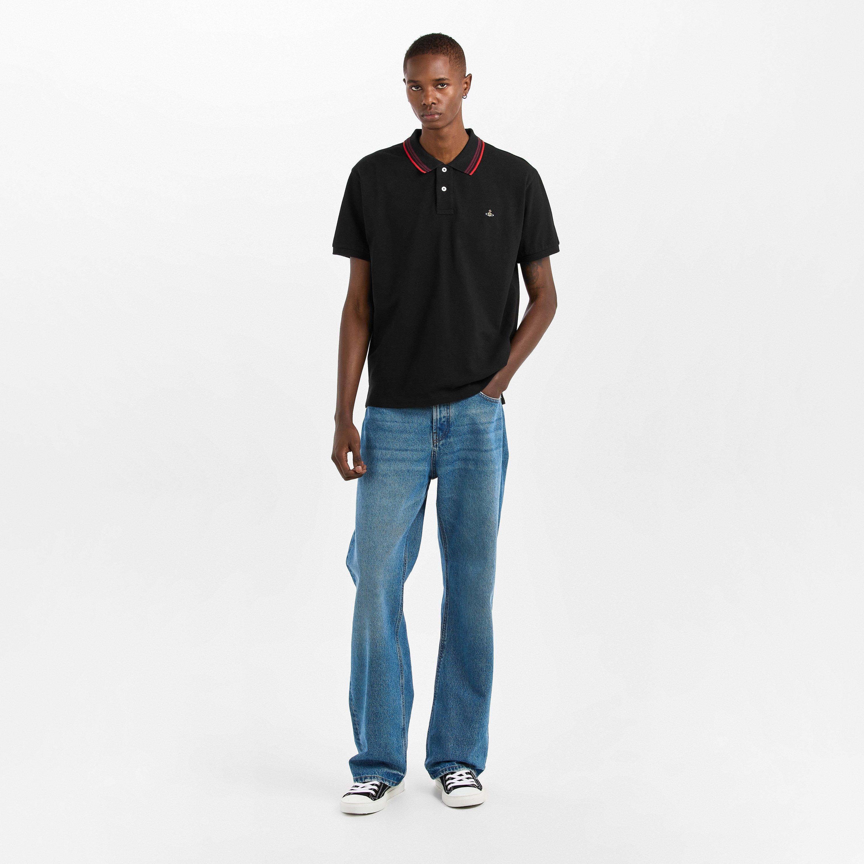Black - Vivienne Westwood - Viv 2 Tip Polo Sn62 - 6