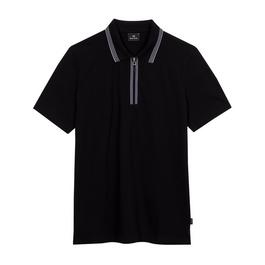 PS Paul Smith SS Zip Polo Sn43