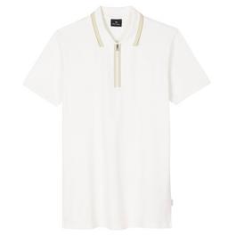 PS Paul Smith SS Zip Polo Sn43