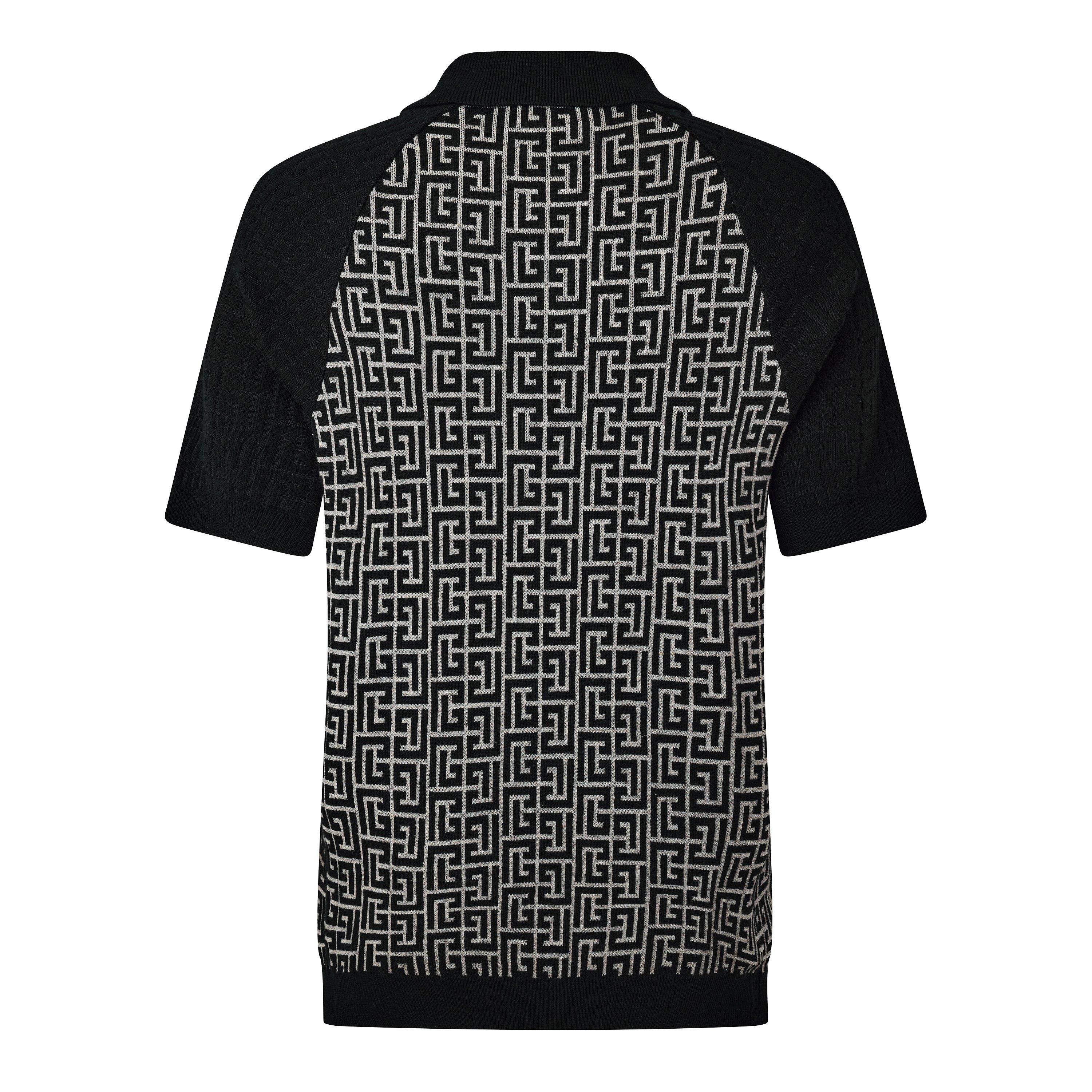 Black/White - Balmain - Balmain Mono Polo Sn63 - 2