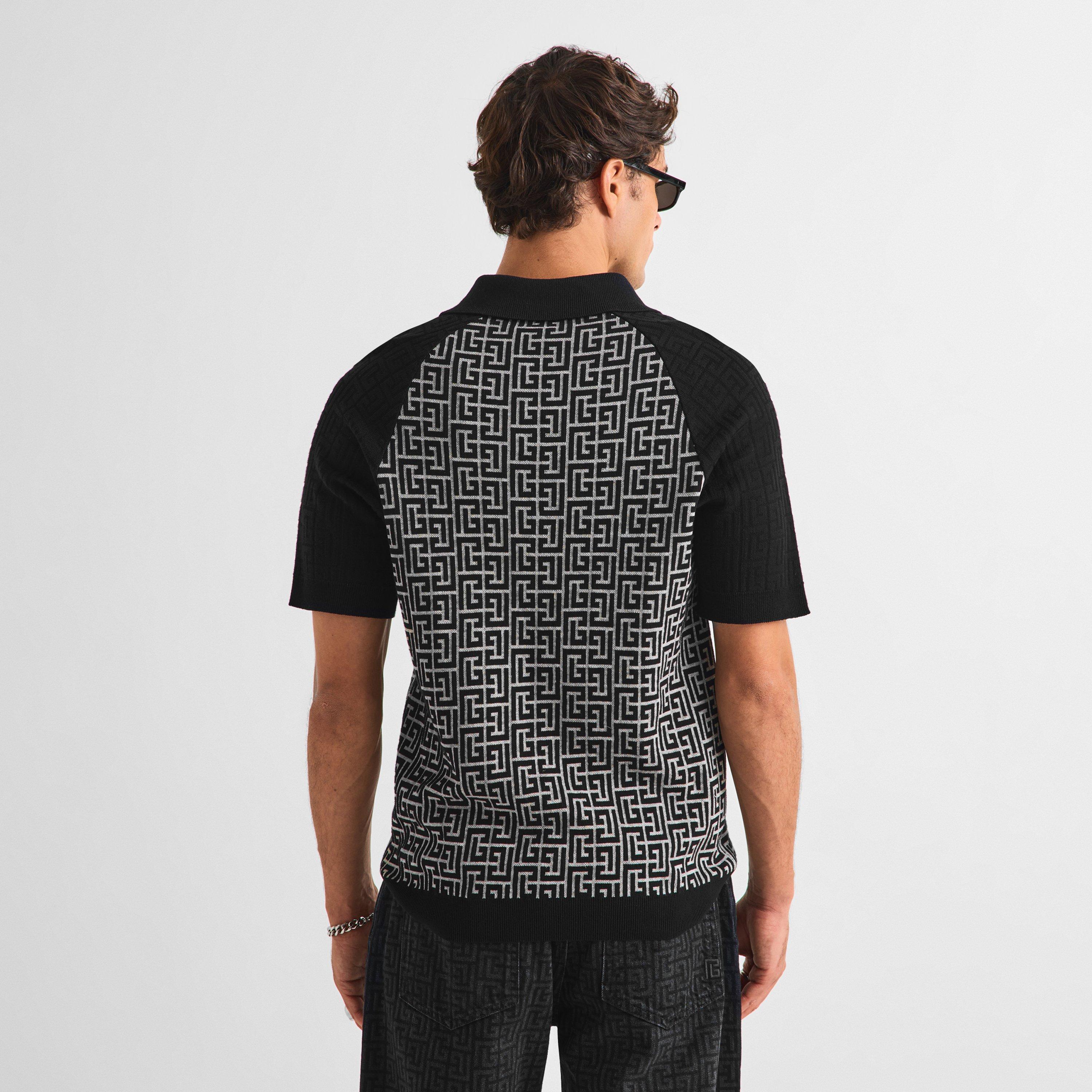 Black/White - Balmain - Balmain Mono Polo Sn63 - 4