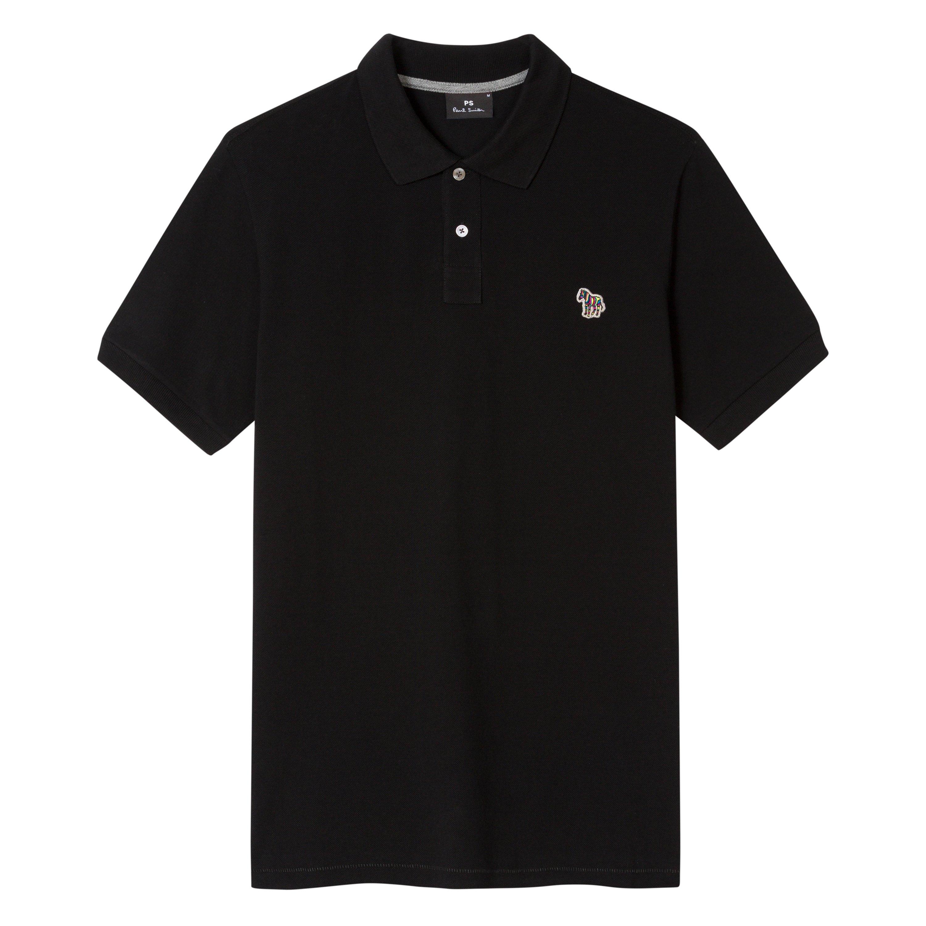 Ps Paul Smith Men's Regular Fit Zebra Polo Shirt - Black 79 - 2XL