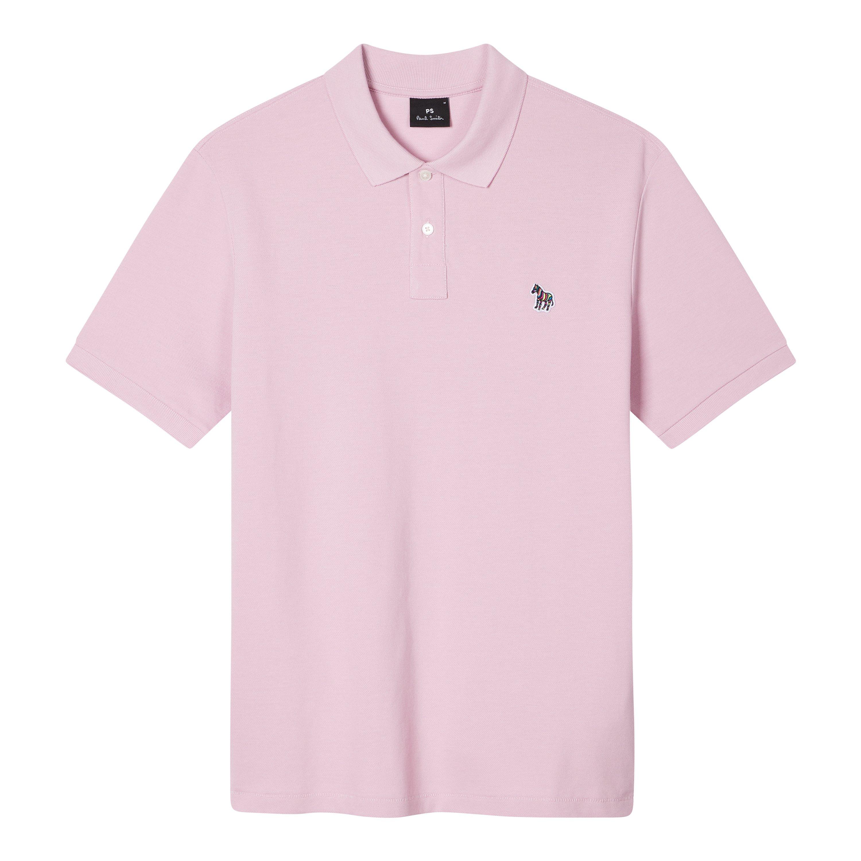 Ps Paul Smith Men's Regular Fit Zebra Polo Shirt - Pink 20 - 2XL