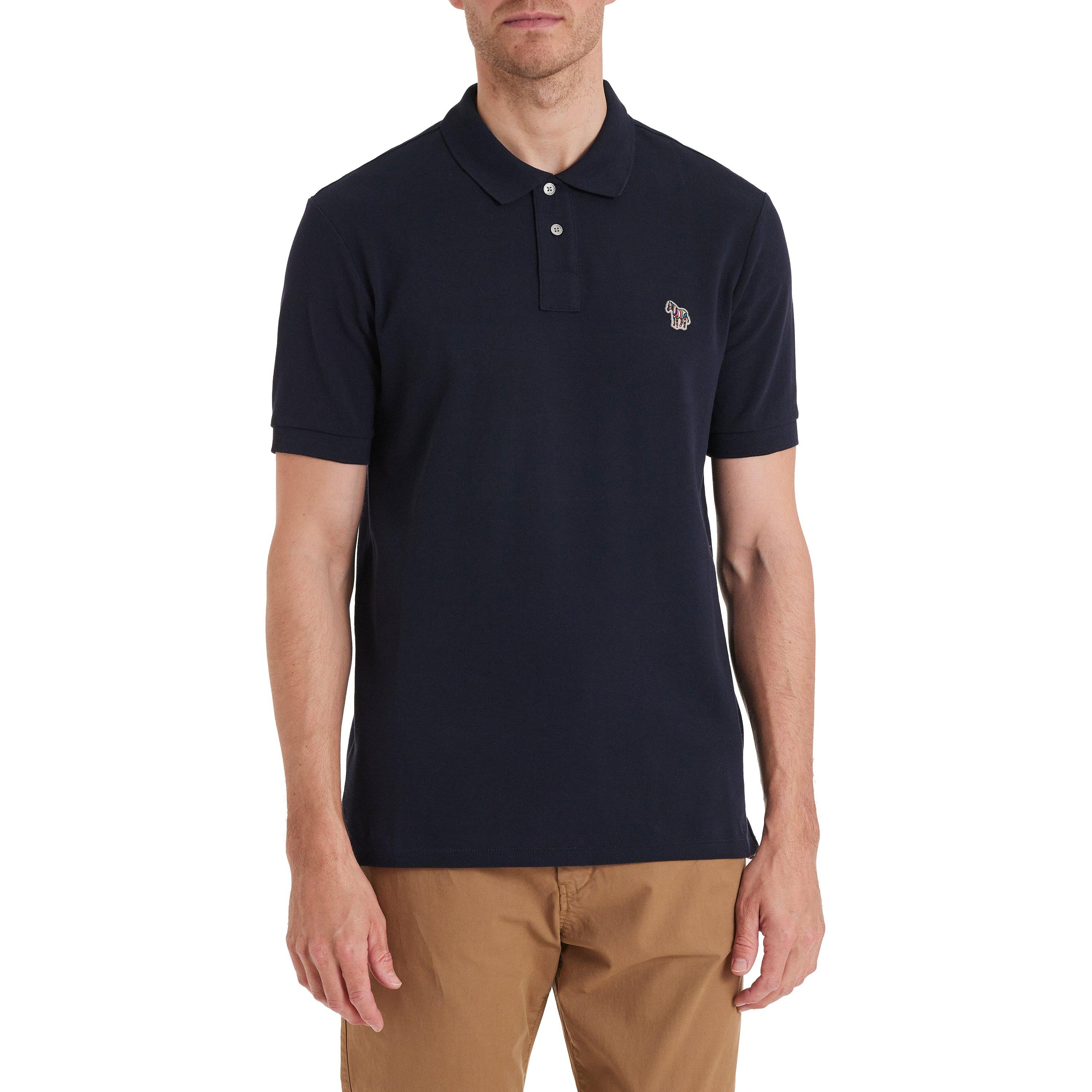 Navy 49 - PS Paul Smith - Men's Regular Fit Zebra Polo Shirt - 3