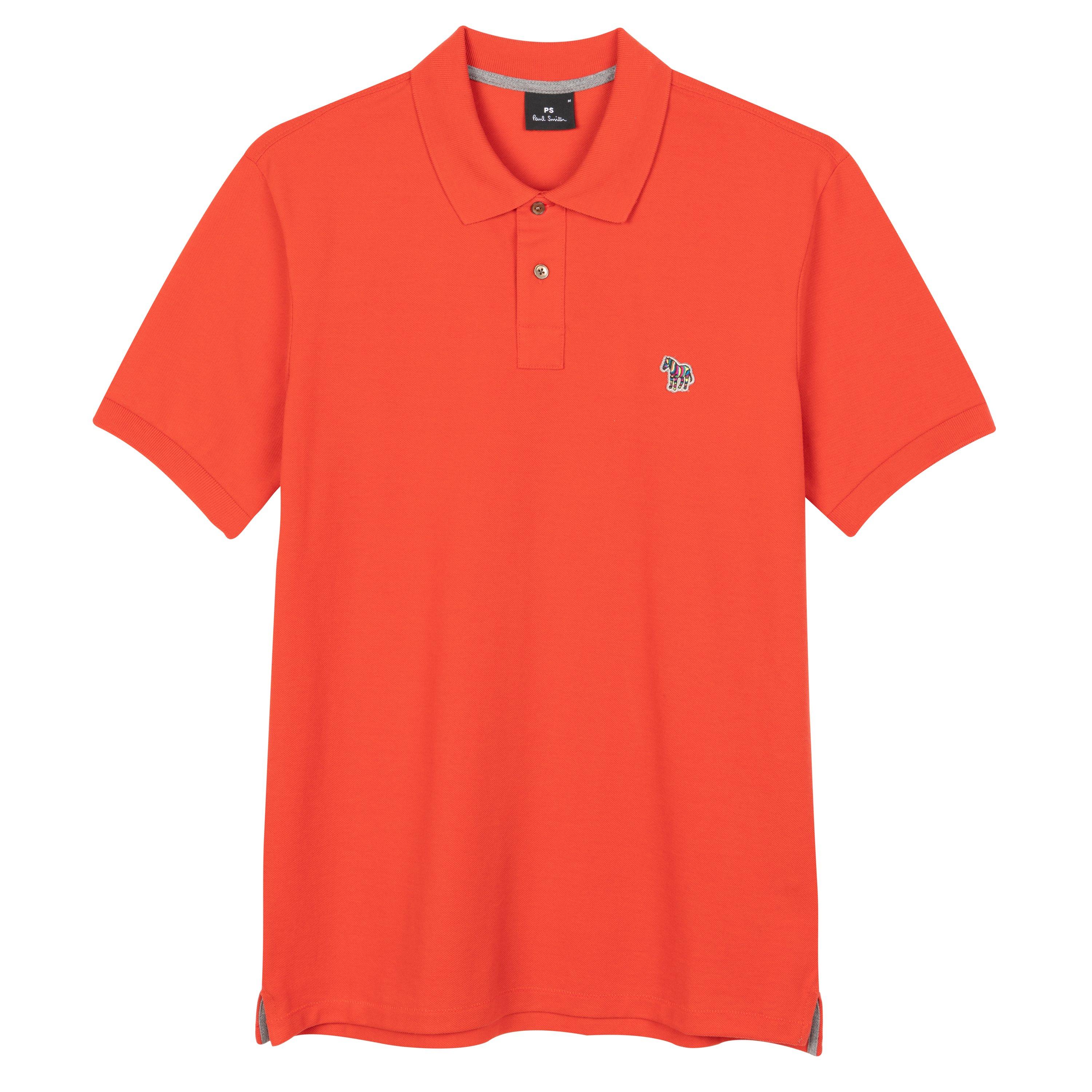 Ps Paul Smith Men's Regular Fit Zebra Polo Shirt - Red 25 - 2XL