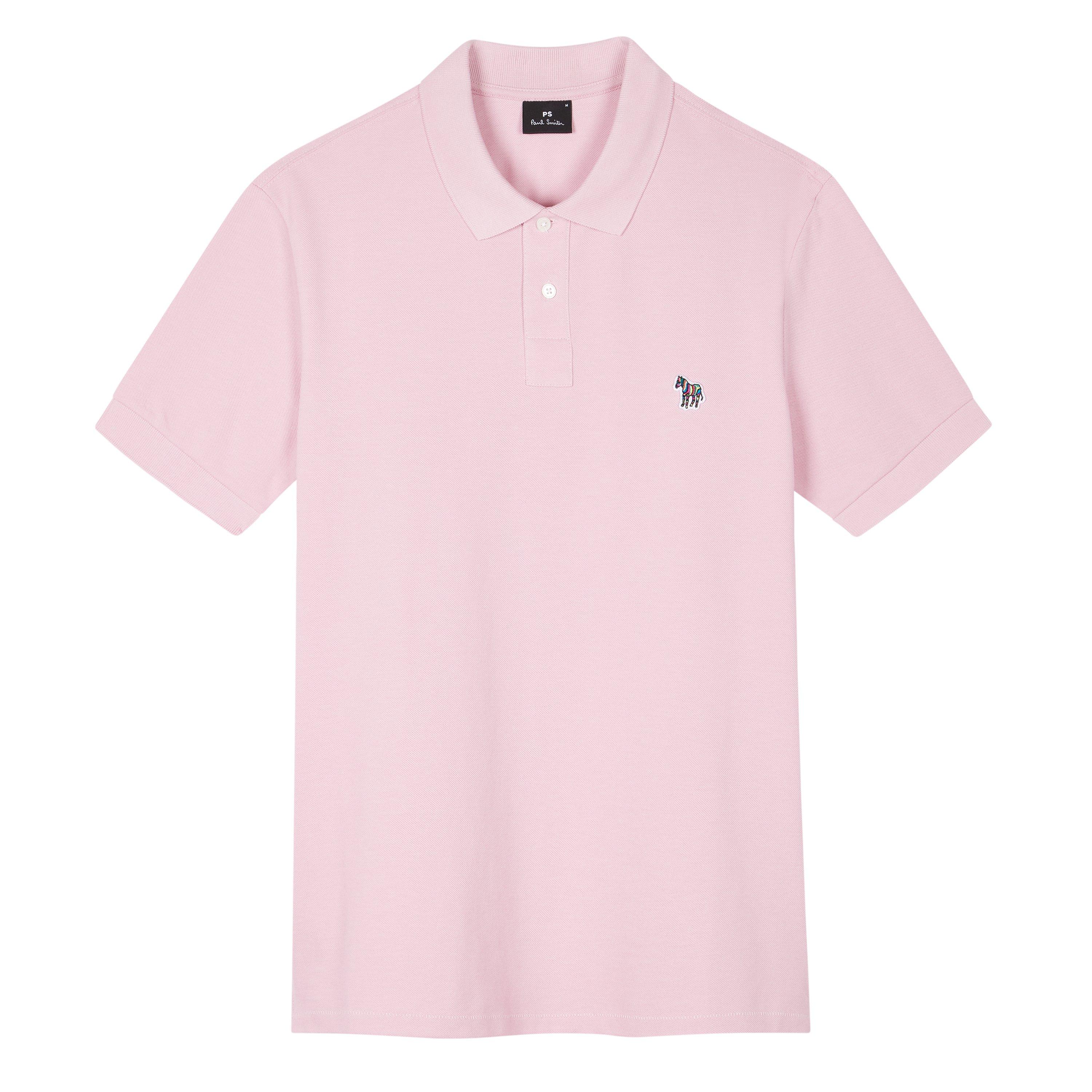 Ps Paul Smith Men's Regular Fit Zebra Polo Shirt - Pink 20 - S