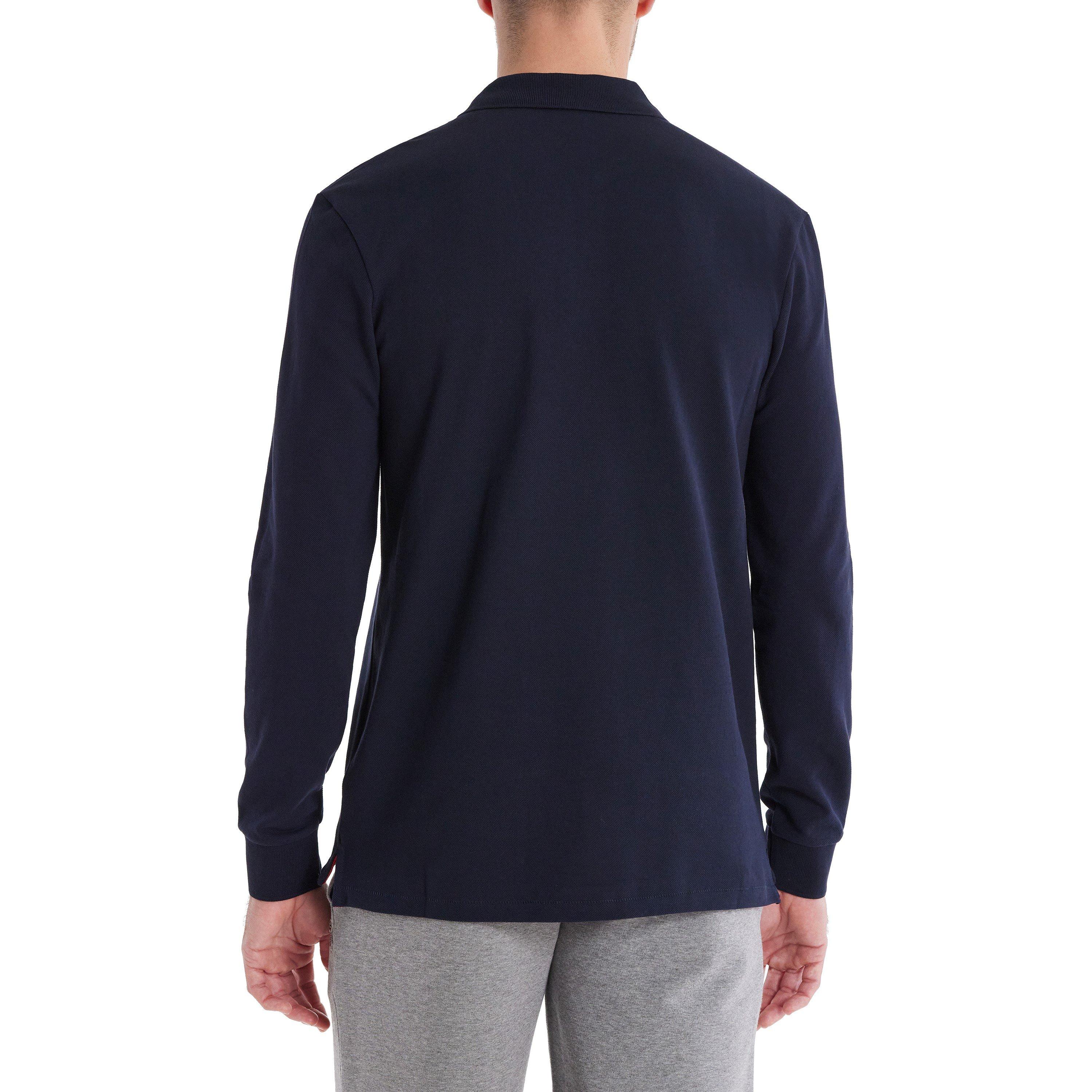 Navy 49 - PS Paul Smith - Men's Long Sleeve Zebra Polo Shirt - 4