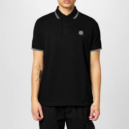 Stone Island Tipped Badge Logo Polo Shirt