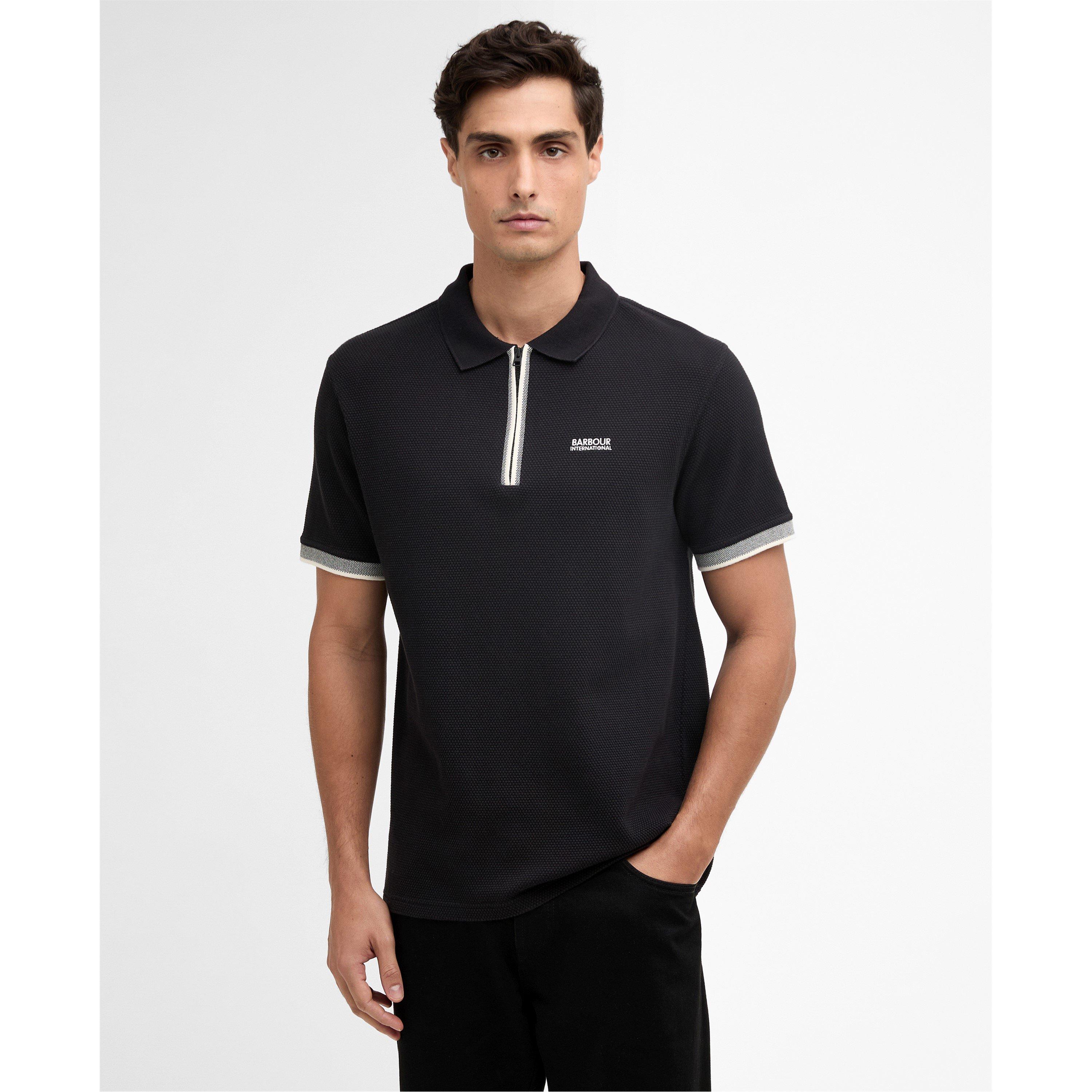 Black BK11 - Barbour International - Mens Swinford Poloshirt - 2