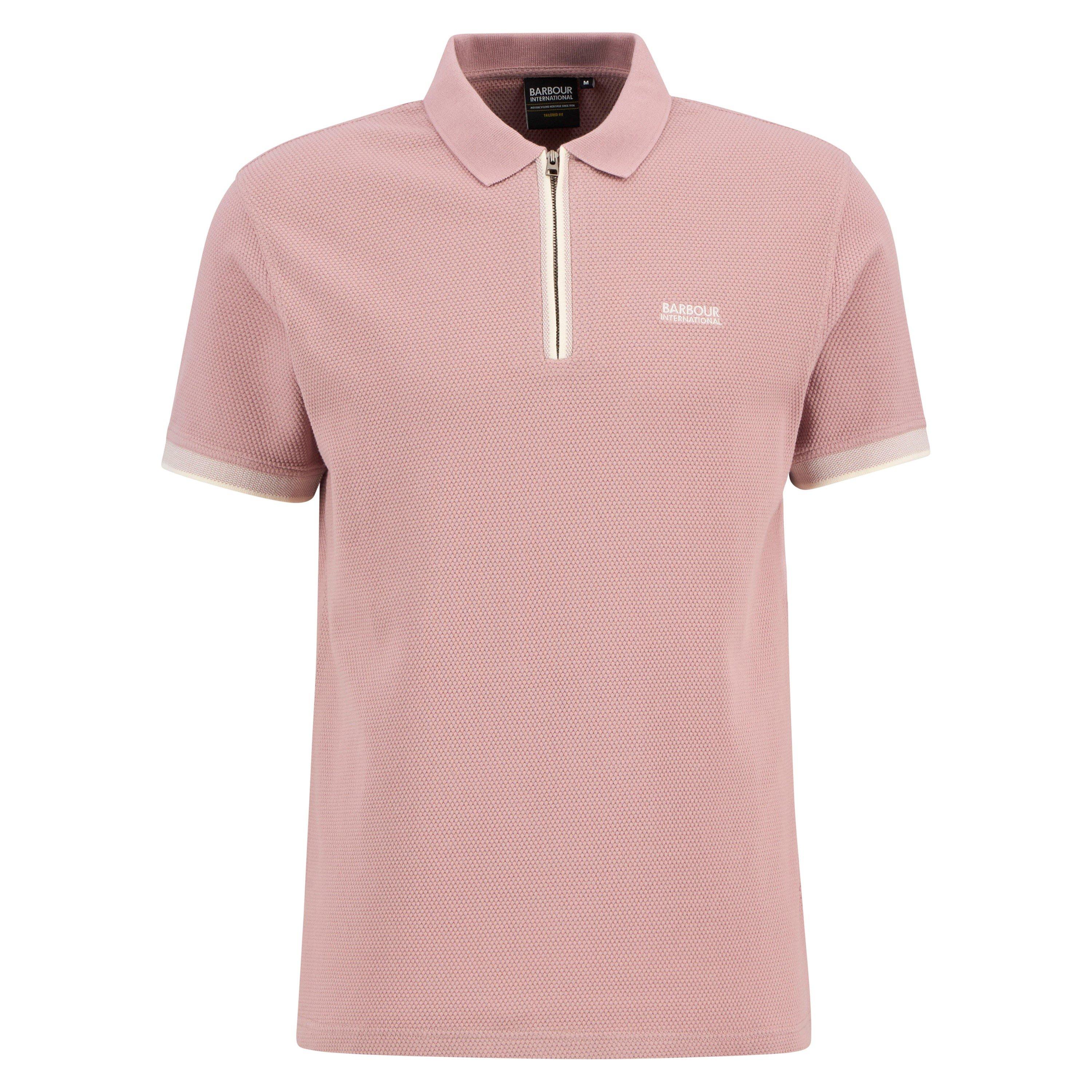 Barbour International Mens Swinford Poloshirt - Woodrose PI78 - M