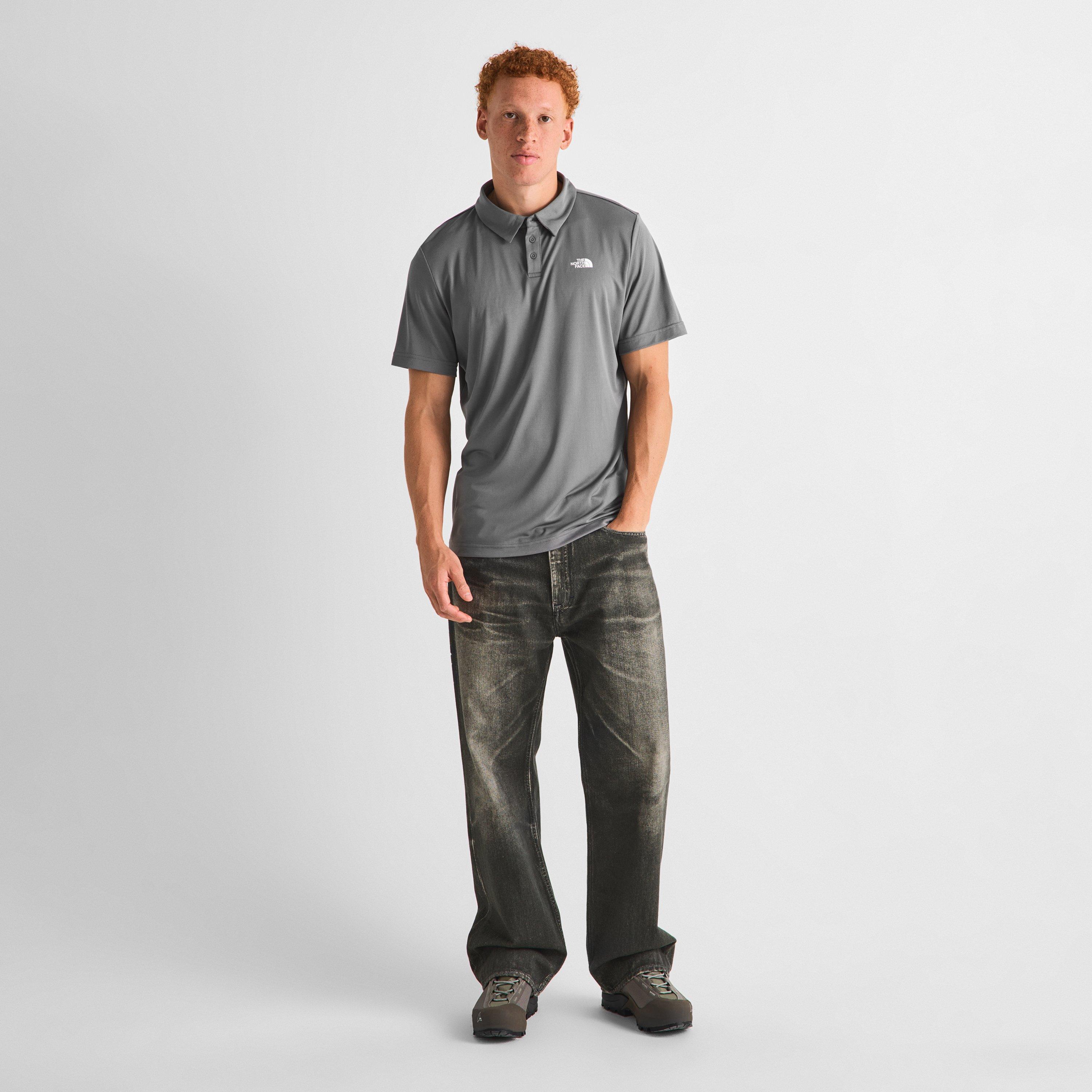 Smoked Pearl - The North Face - M Tanken Polo - Eu Tnf Black Shirt Mens - 6