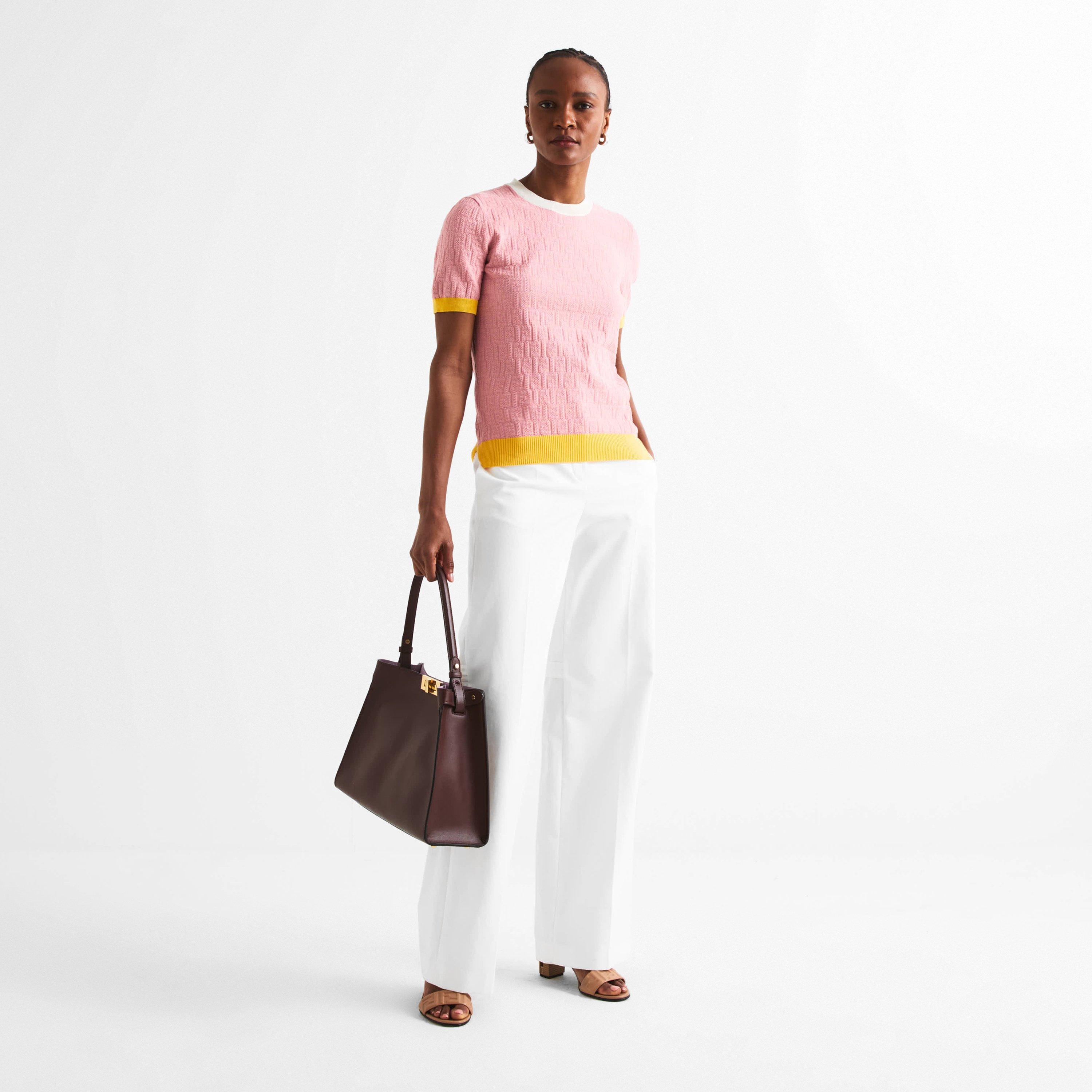 White - Fendi - Women's Technical Straight Leg Trousers - 6