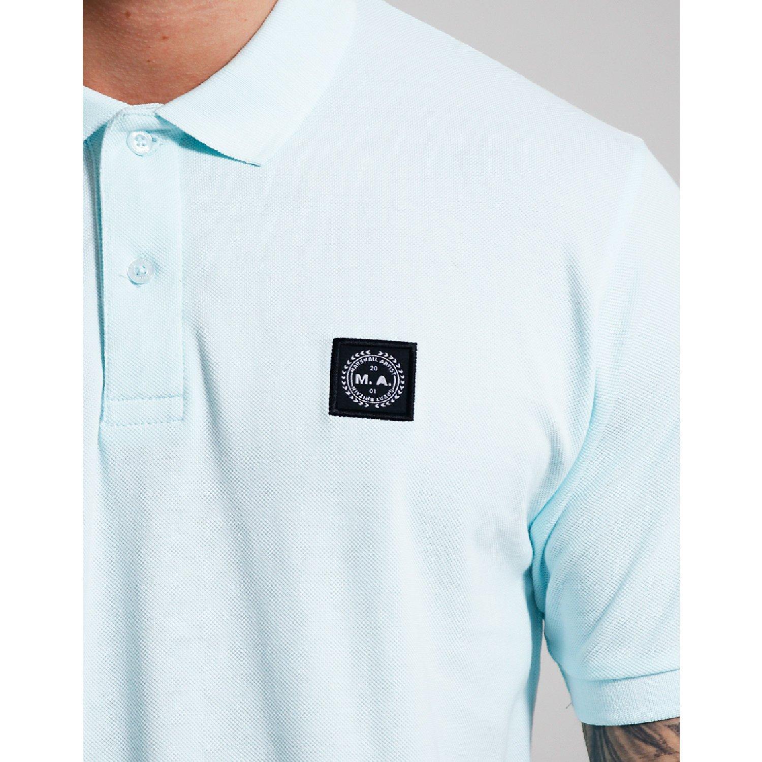 Bleu ciel - Marshall Artist - Men's Siren Short-Sleeve Polo Shirt - 3