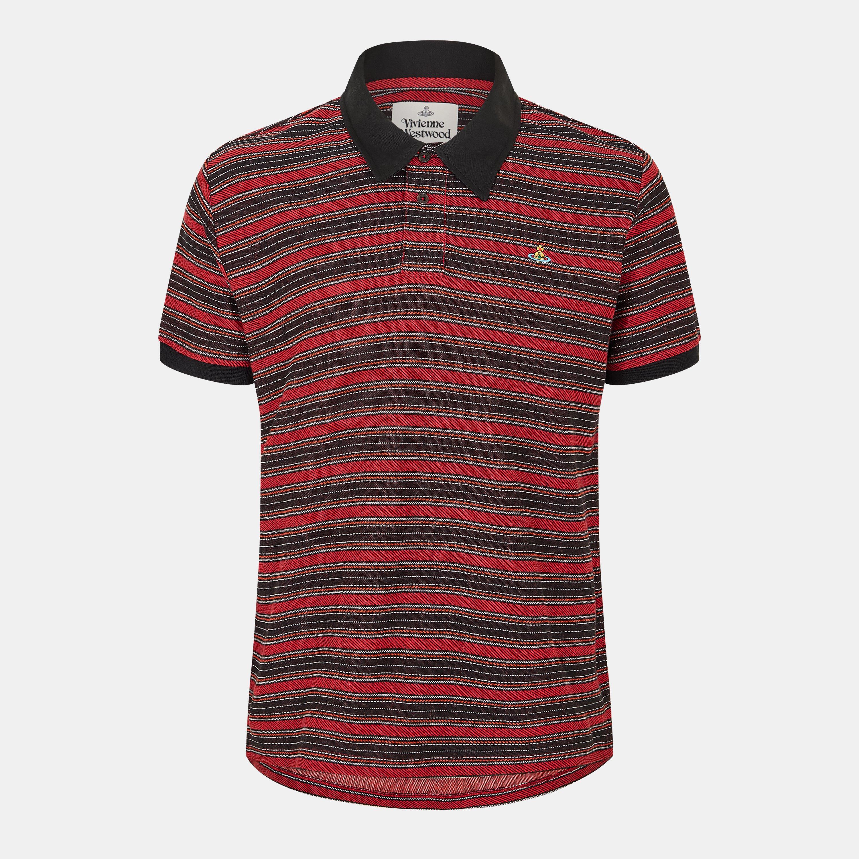 Red Black - Vivienne Westwood - Men's Viv Classic Short Sleeve Polo Shirt - 1