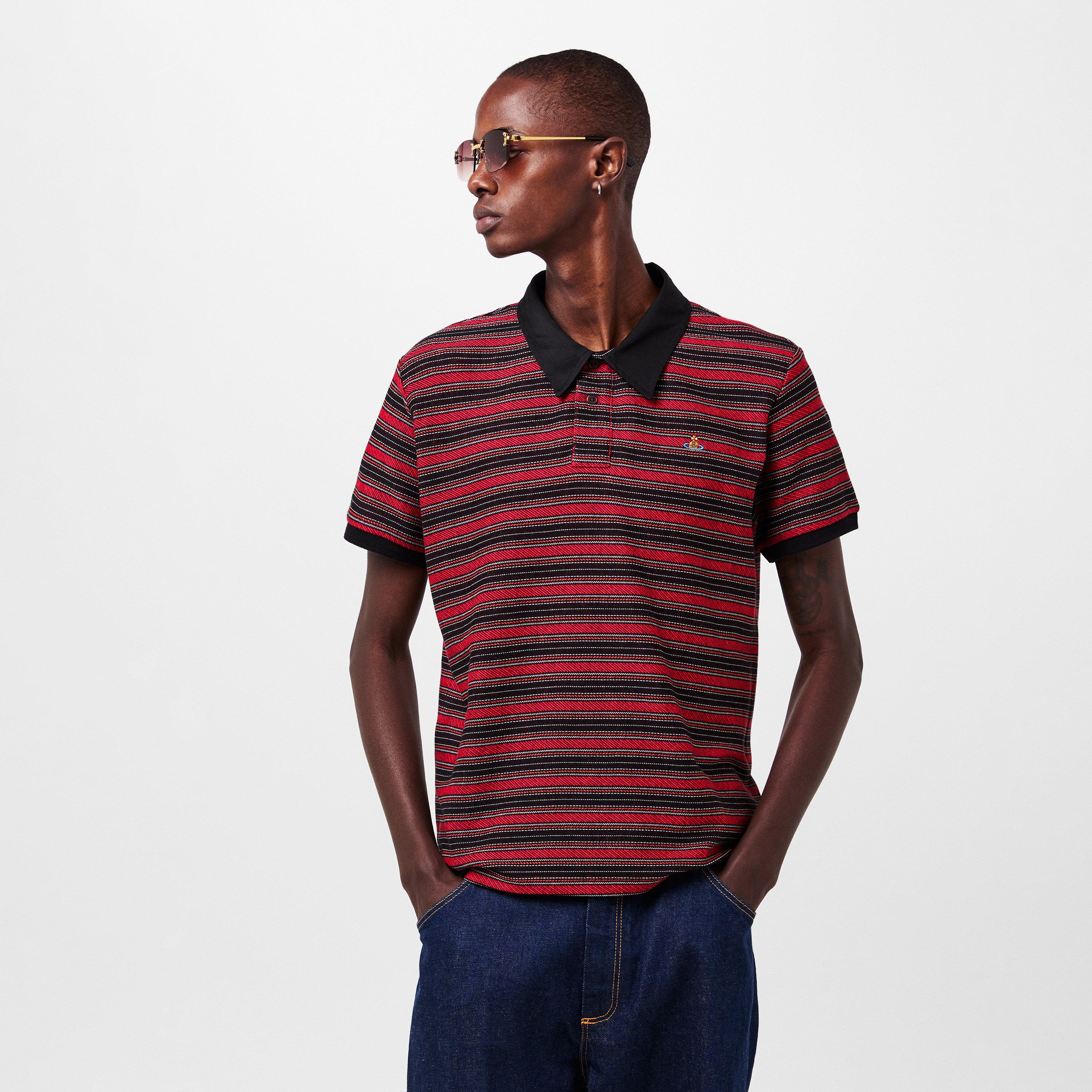 Red Black - Vivienne Westwood - Men's Viv Classic Short-Sleeve Polo Shirt - 3
