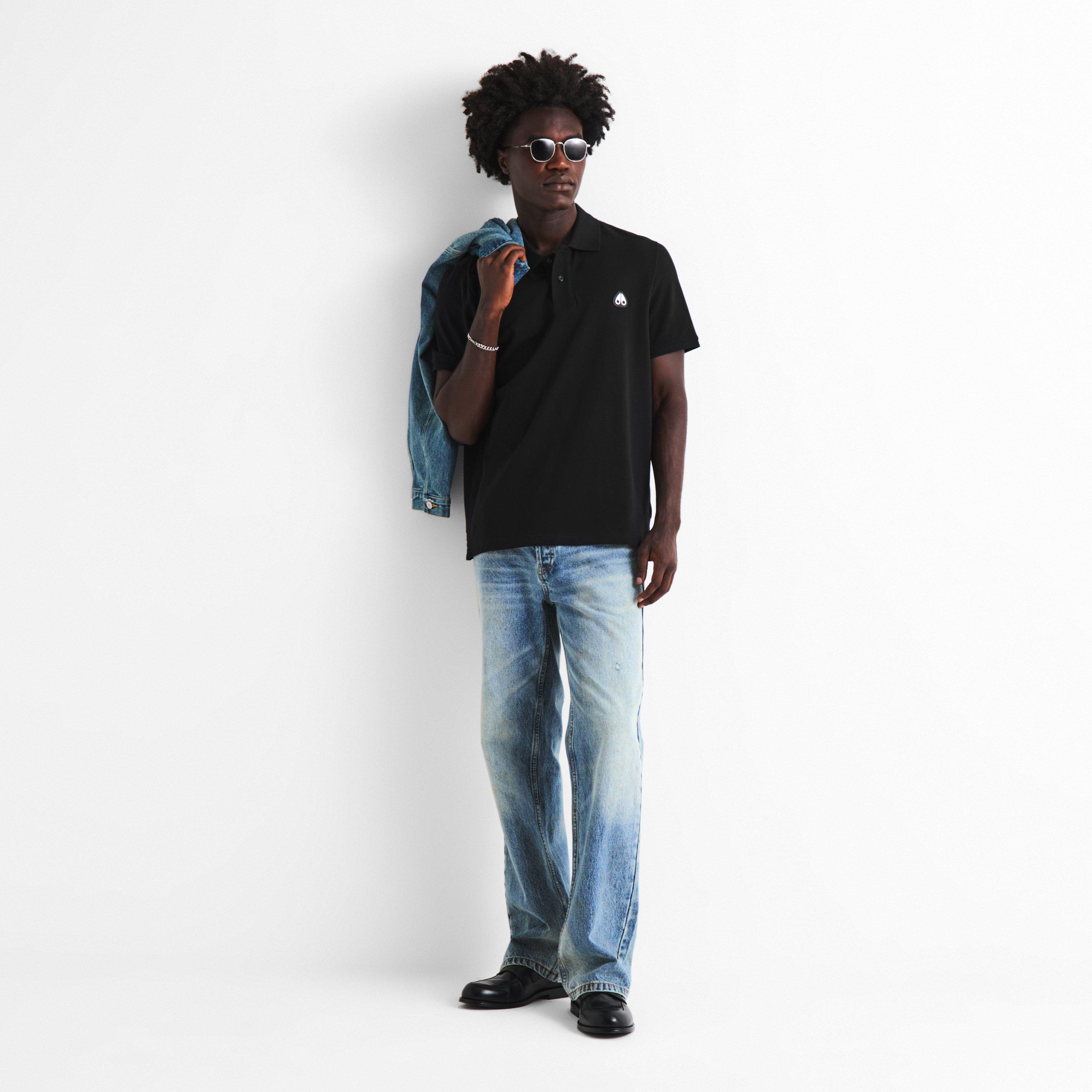 Black - Moose Knuckles - Everett Polo Shirt - 6