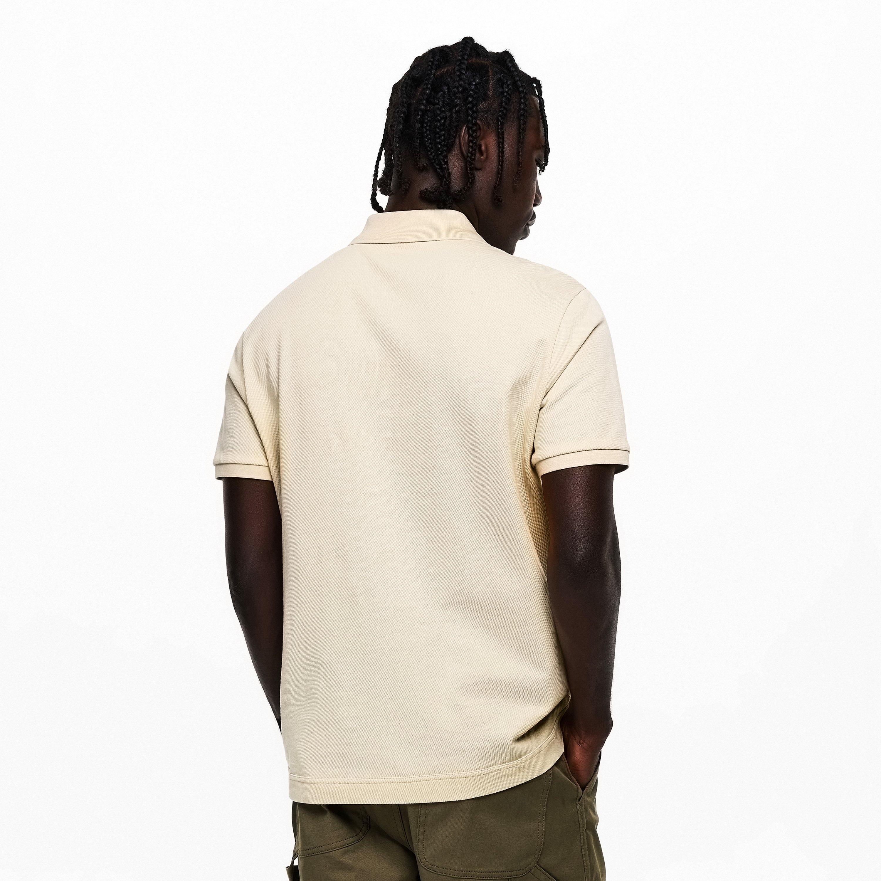 Beige 21L - Moncler - Men's Short Sleeve Polo Shirt - 4