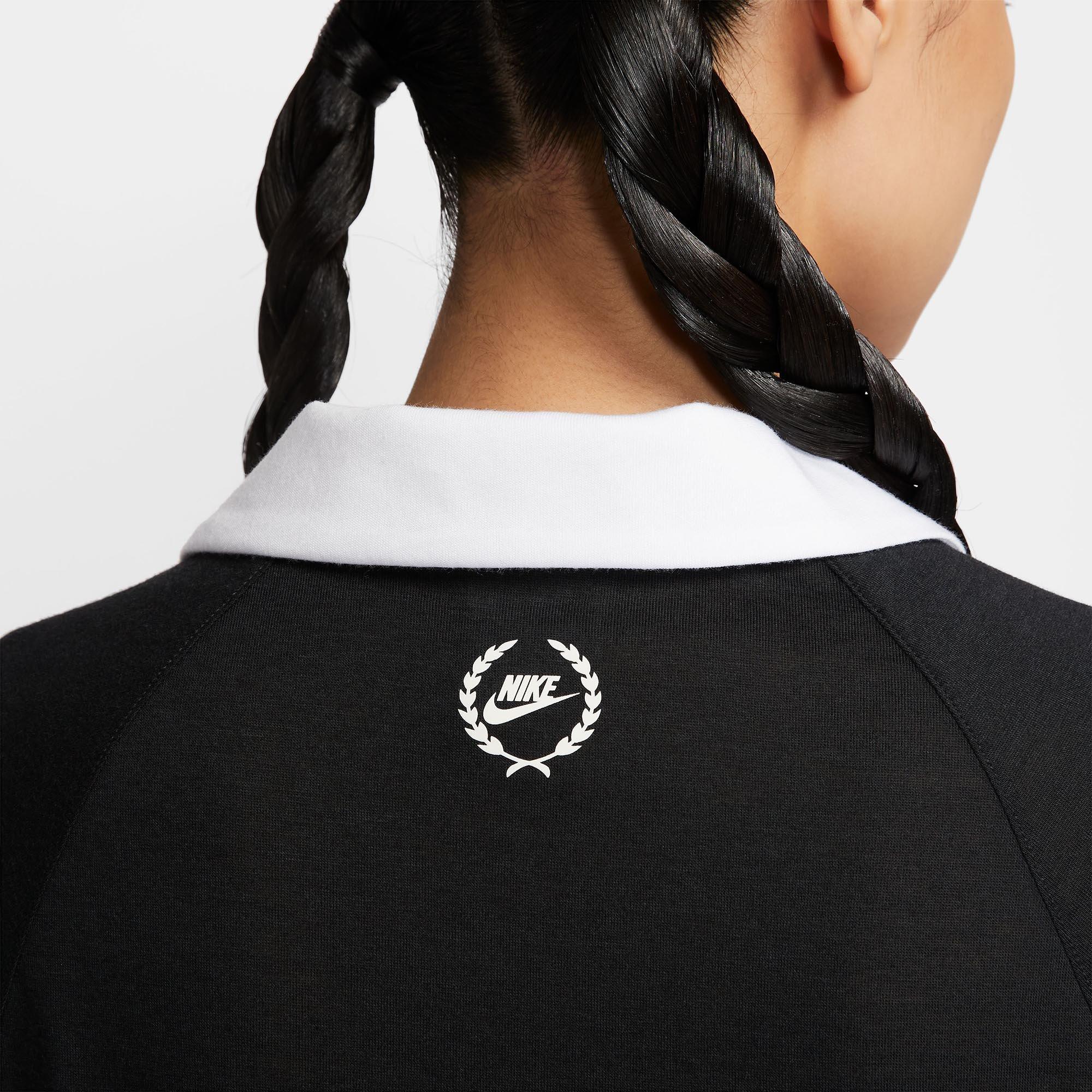 Blk/White/Sail - Nike - Sportswear Womens Slim Retro Polo Shirt - 4