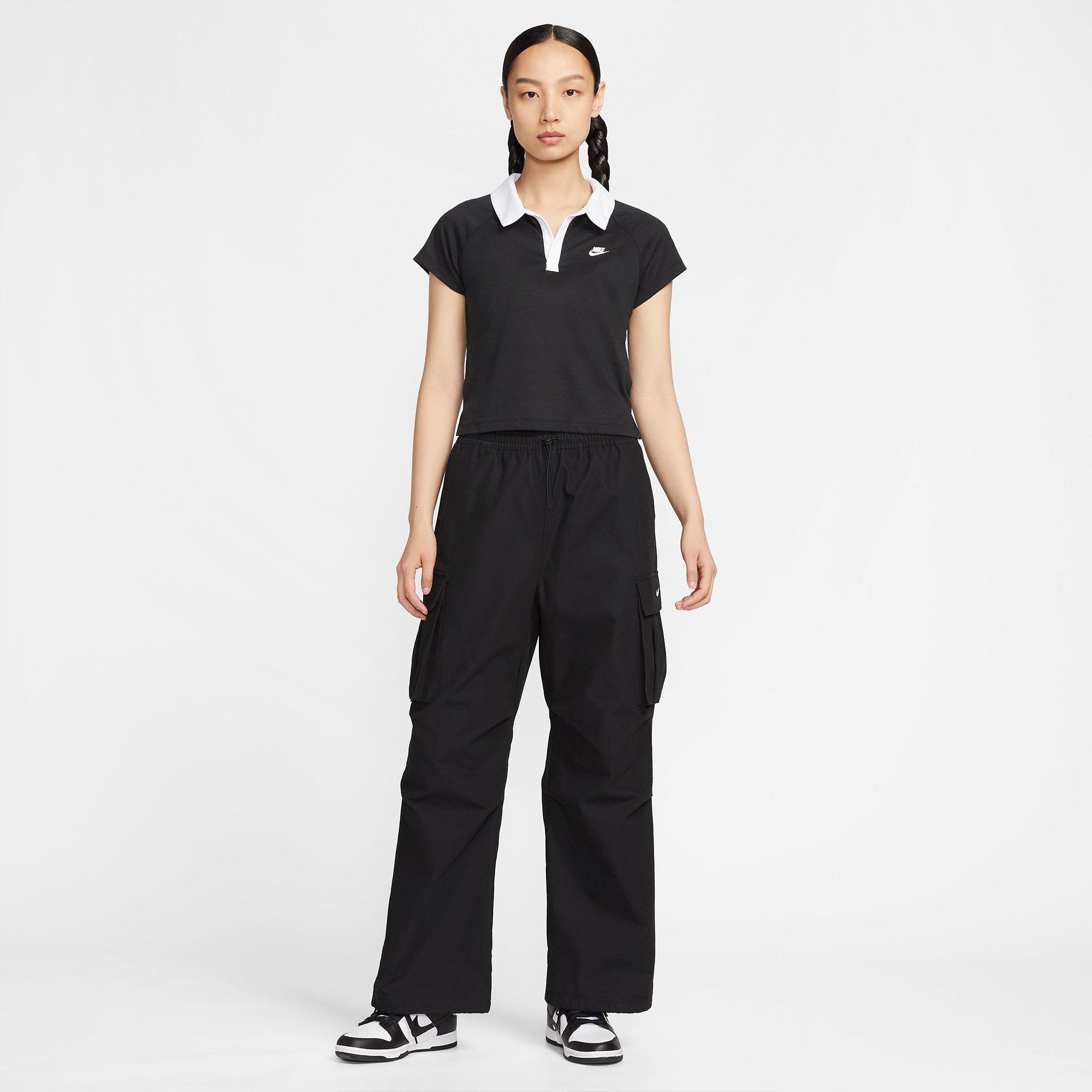 Blk/White/Sail - Nike - Sportswear Womens Slim Retro Polo Shirt - 7