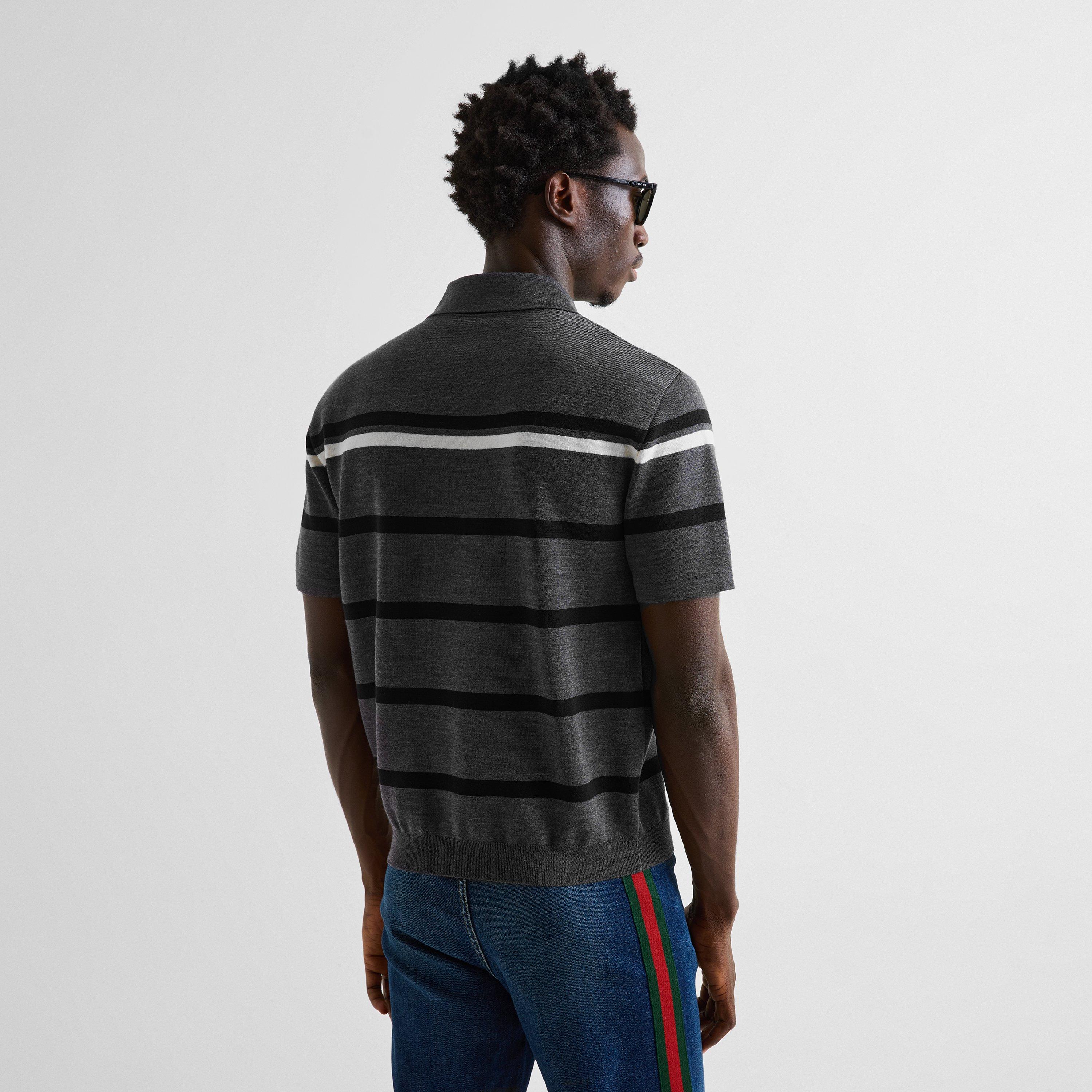 Taupe/Grey - Gucci - Gucci AO GG Stripe Sn64 - 4