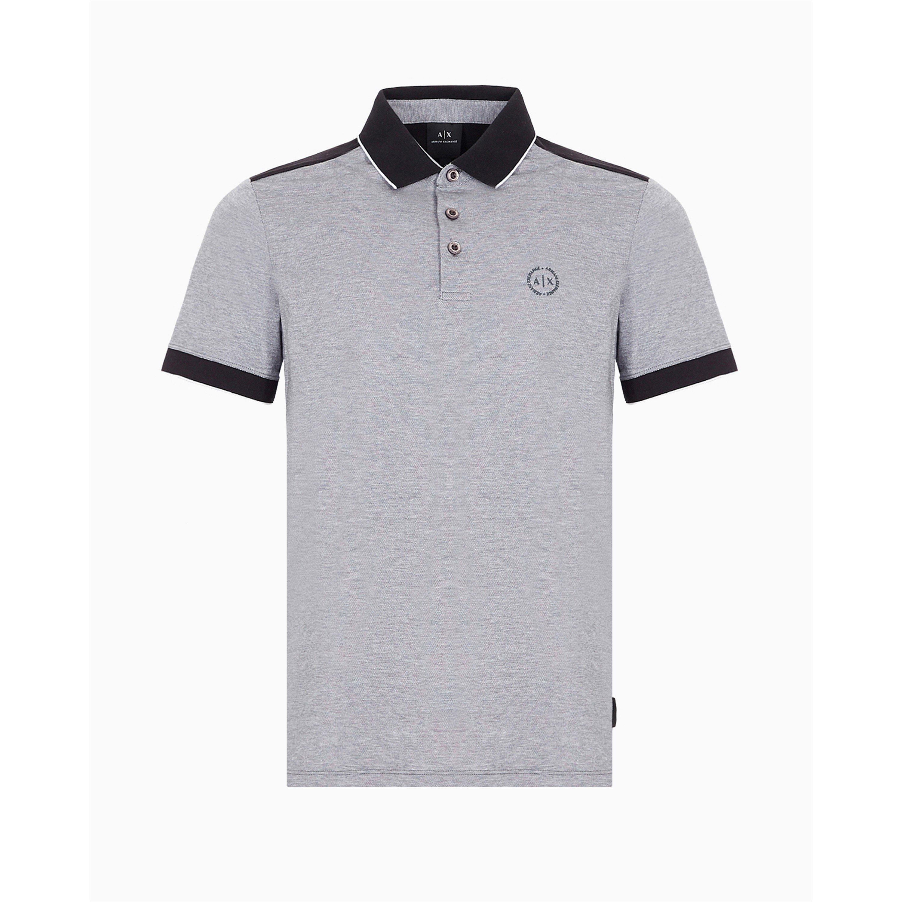 Black 1200 - Armani Exchange - Men's Short Sleeve Polo Shirt - 1