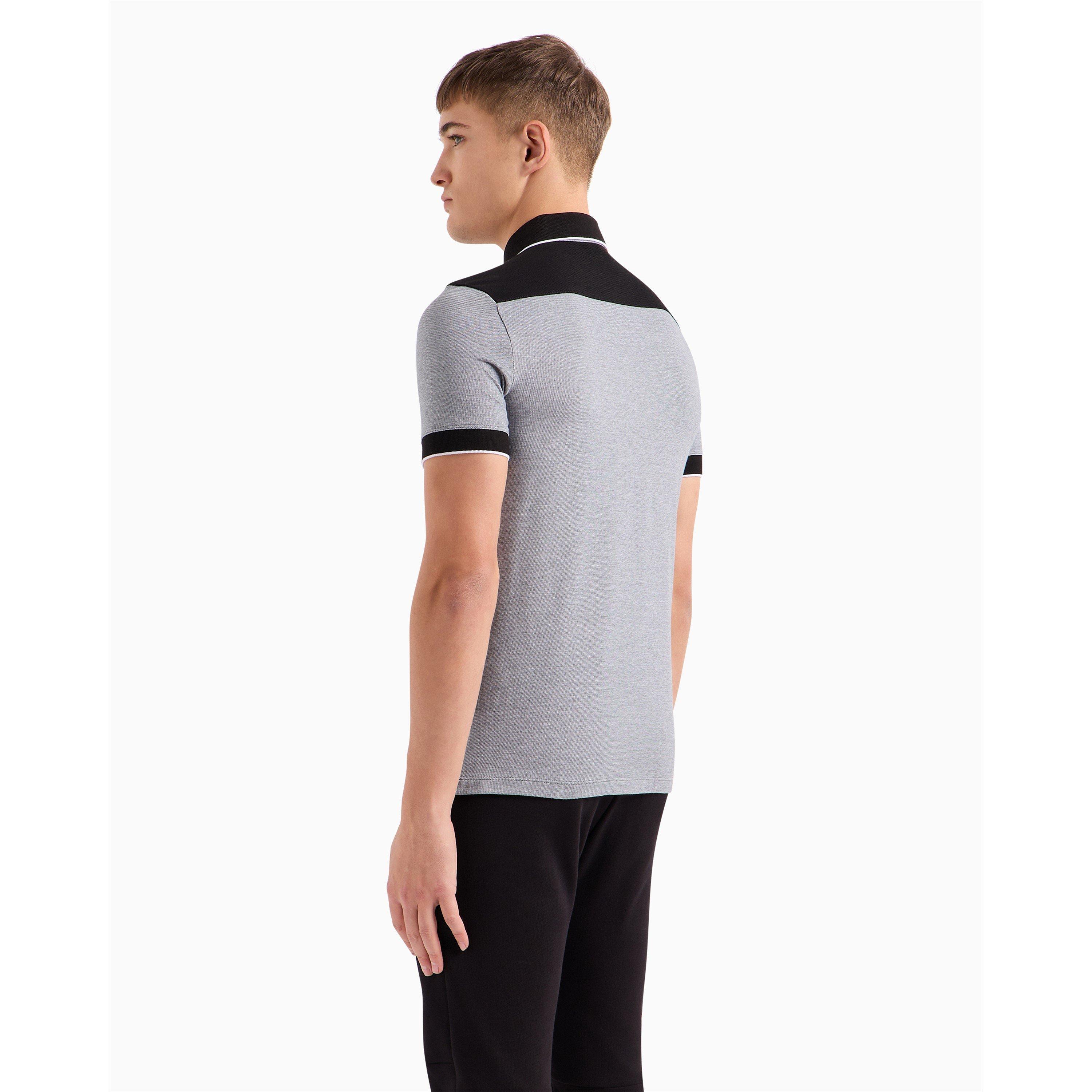 Schwarz 1200 - Armani Exchange - Men's Short-Sleeve Polo Shirt - 3