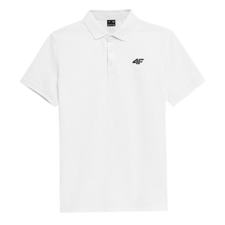 Blanc - 4F - TOM FORD long-sleeve wool polo shirt - 1