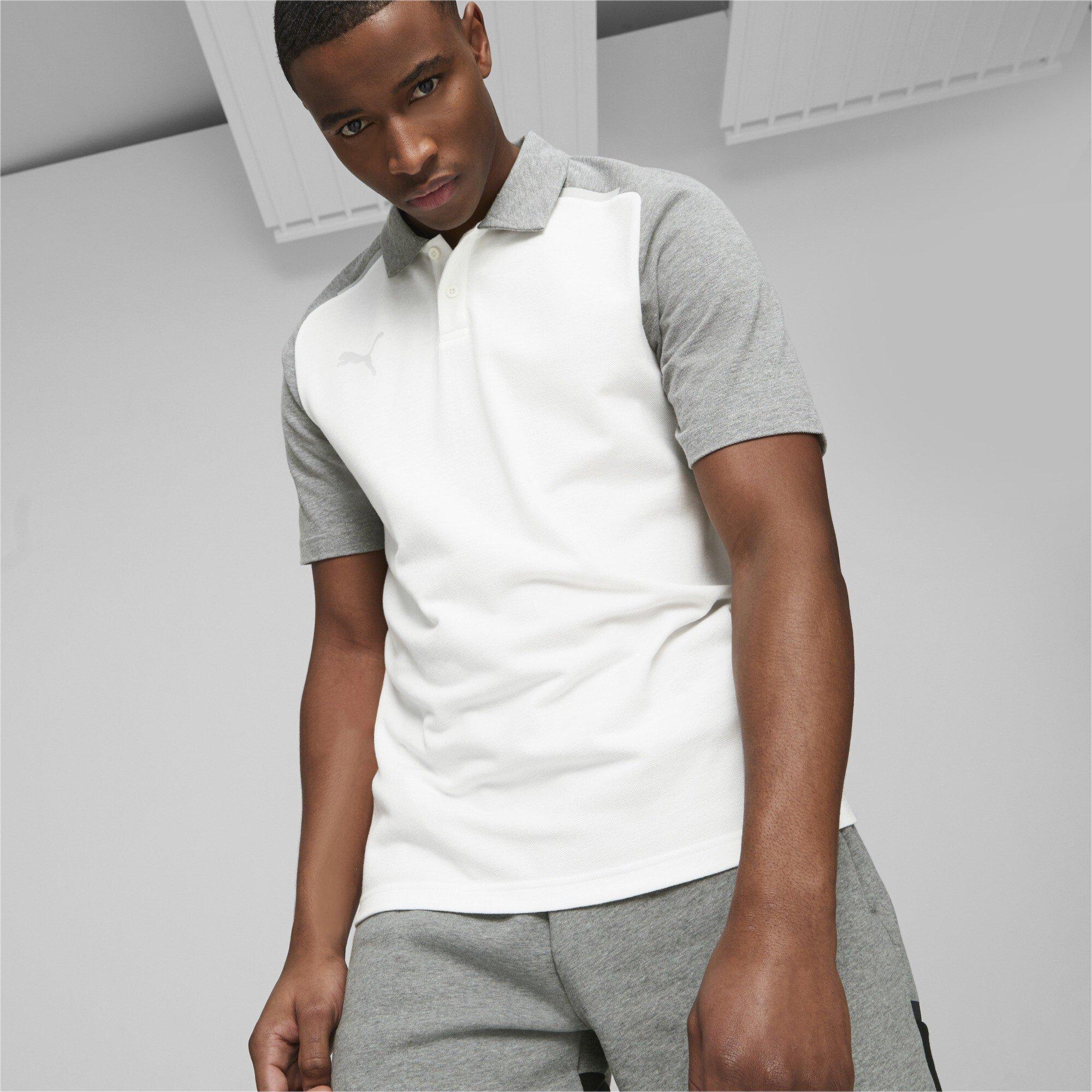 Blanc - Puma - Puma Teamcup Casuals Polo Shirt Mens - 3