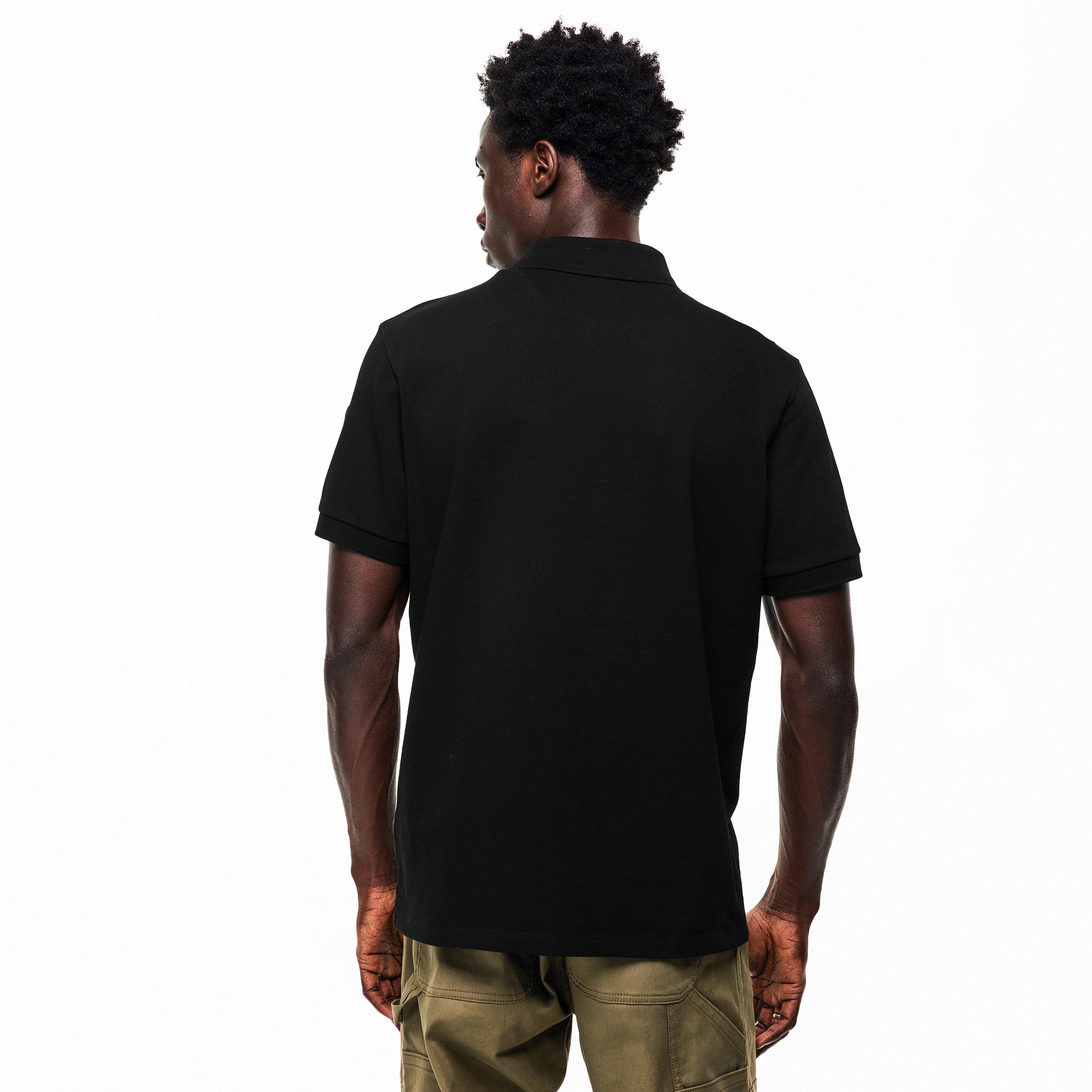 Black 999 - Moncler - Men's Short Sleeve Polo Shirt - 4