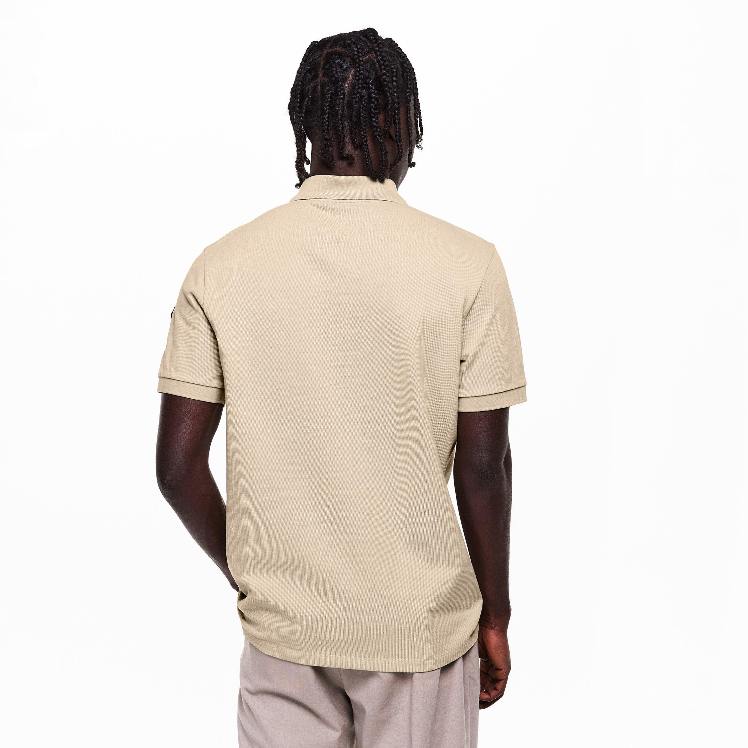 Beige 216 - Moncler - Men's Short Sleeve Polo Shirt - 4