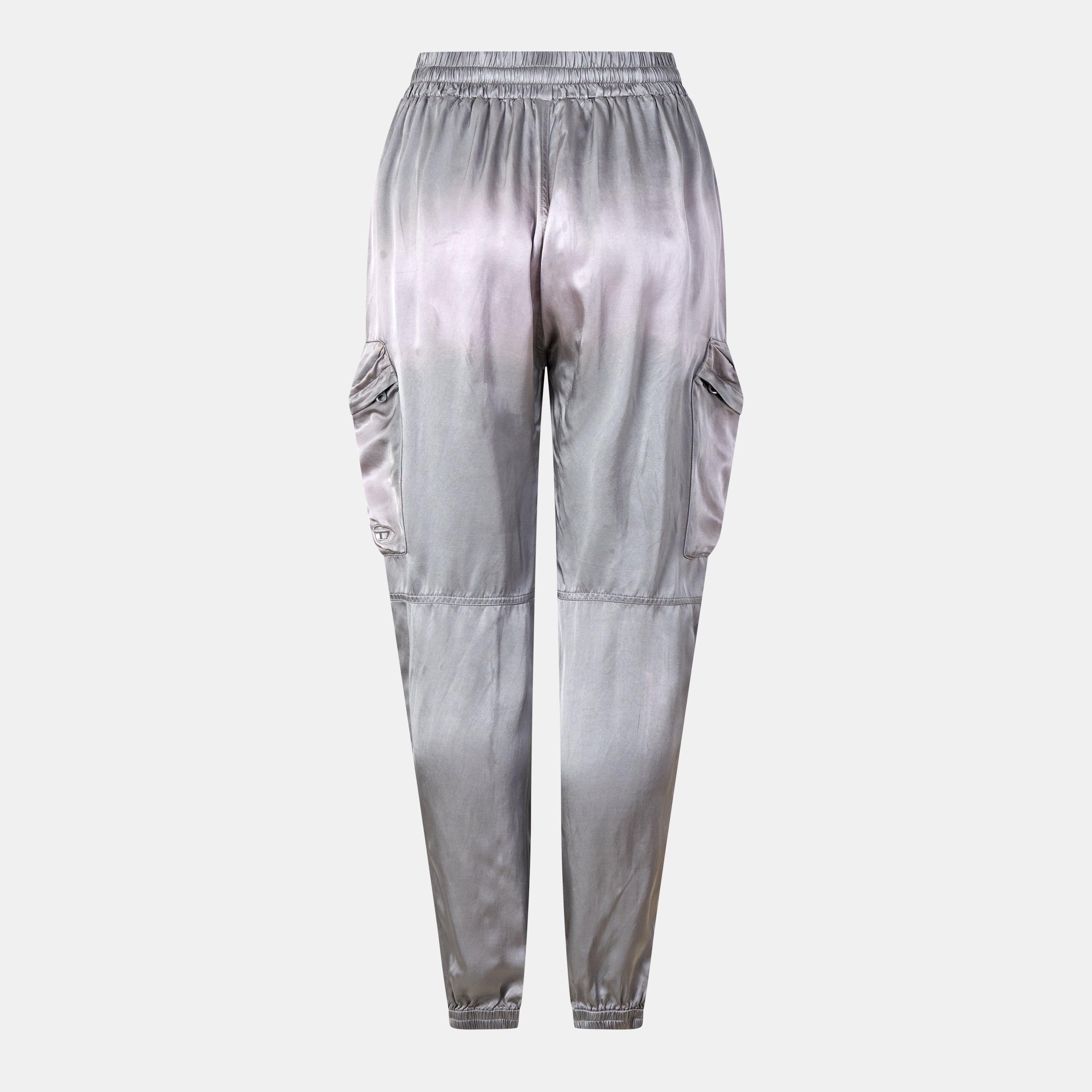 Frost Gray - Diesel - Women's Straight Leg Trousers - 2